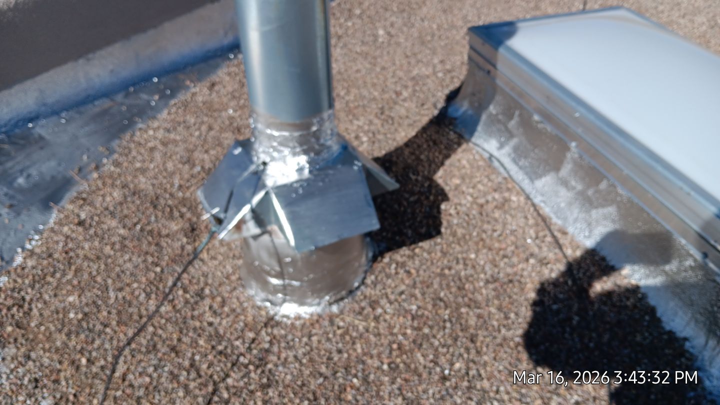 Tar & gravel complete roof tune up in Placitas by Doyle Roof Masters Inc