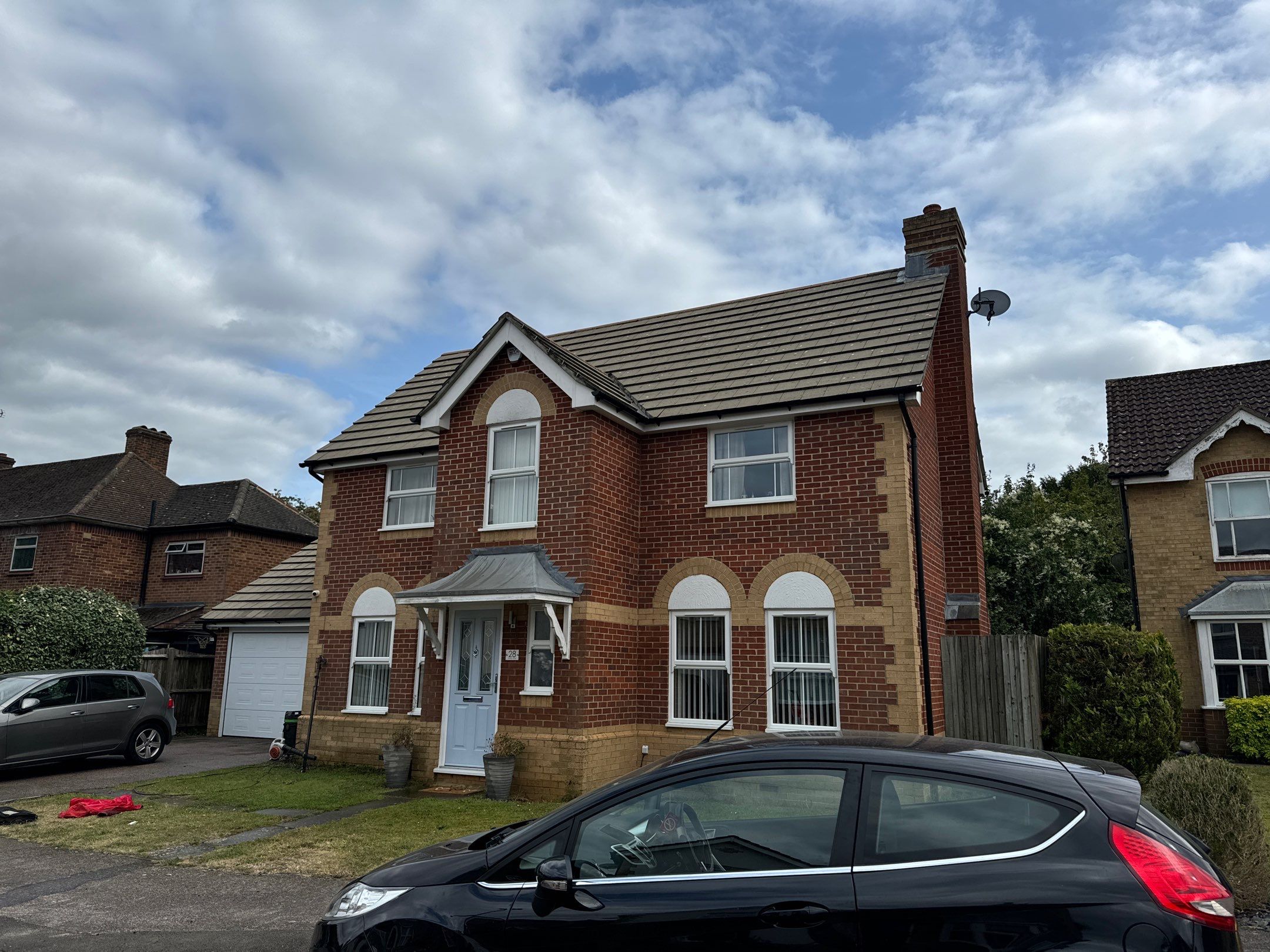 Roof Clean  - Moss Removal - Gutter Clean using Honda 15lpm Low Pressure Washing Machine by Ges Exterior Cleaning ltd