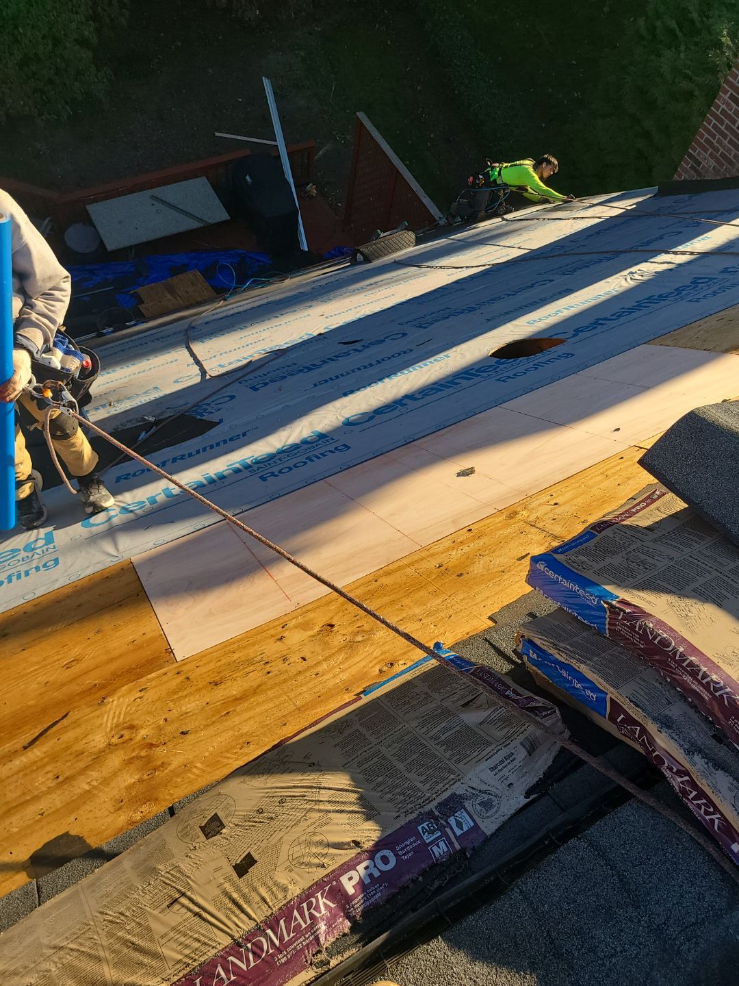 Burke: Residential Roof Replacement with CertainTeed Landmark Pro Designer Shingles in Max Def Charcoal Black by RM Banning, Inc.