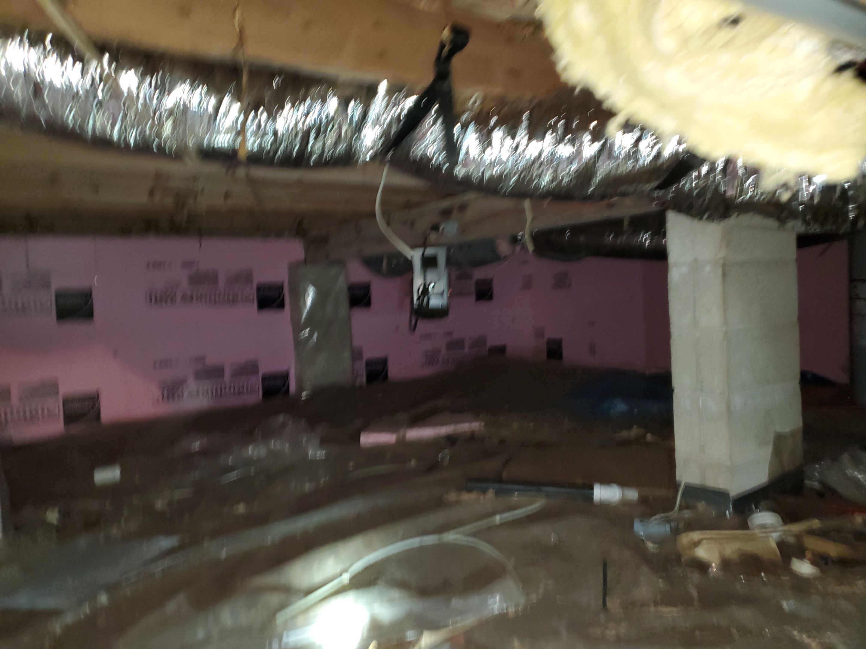 Crawlspace repair using cleanspace by Burke Home Services