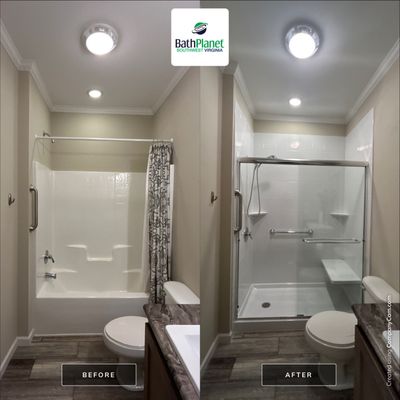 Tub to Shower