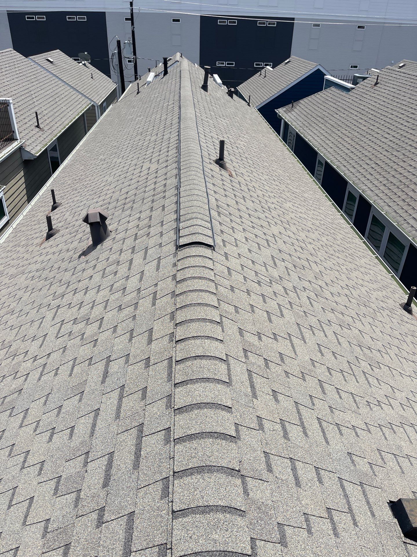 Hail Damage using Owen's Corning Duration (Lifetime) Shingles by Roof Repair Company