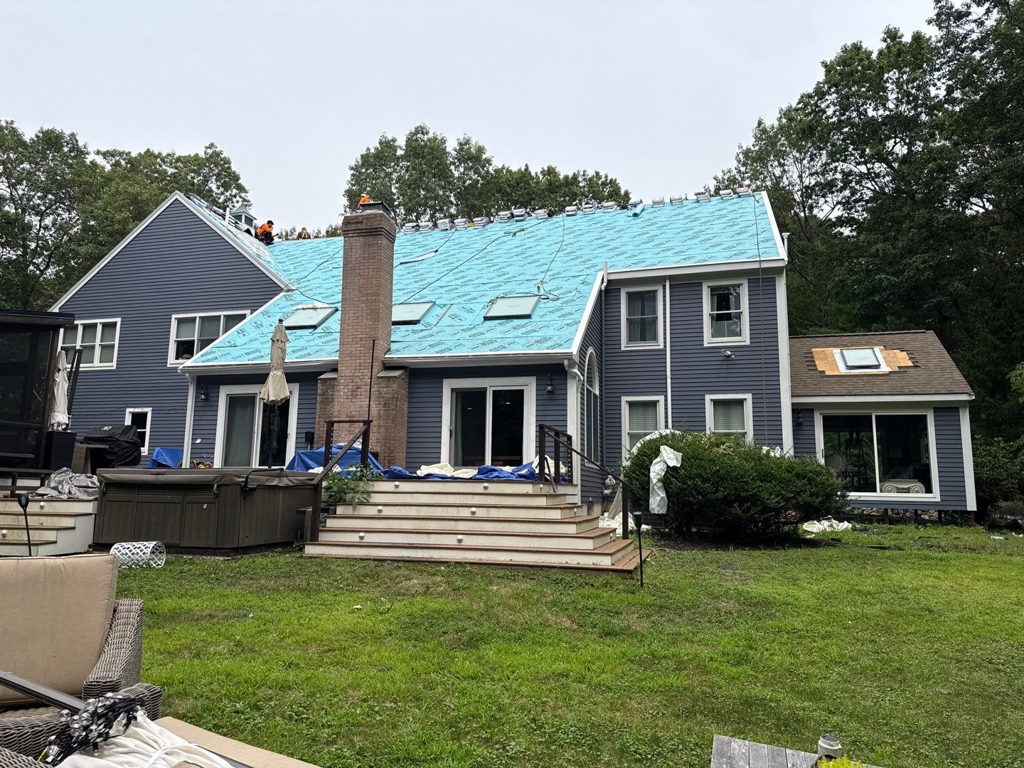Solar-Ready Roof Replacement with GAF Pewter Gray Shingles & VELUX Skylights by Sensible Home Solutions