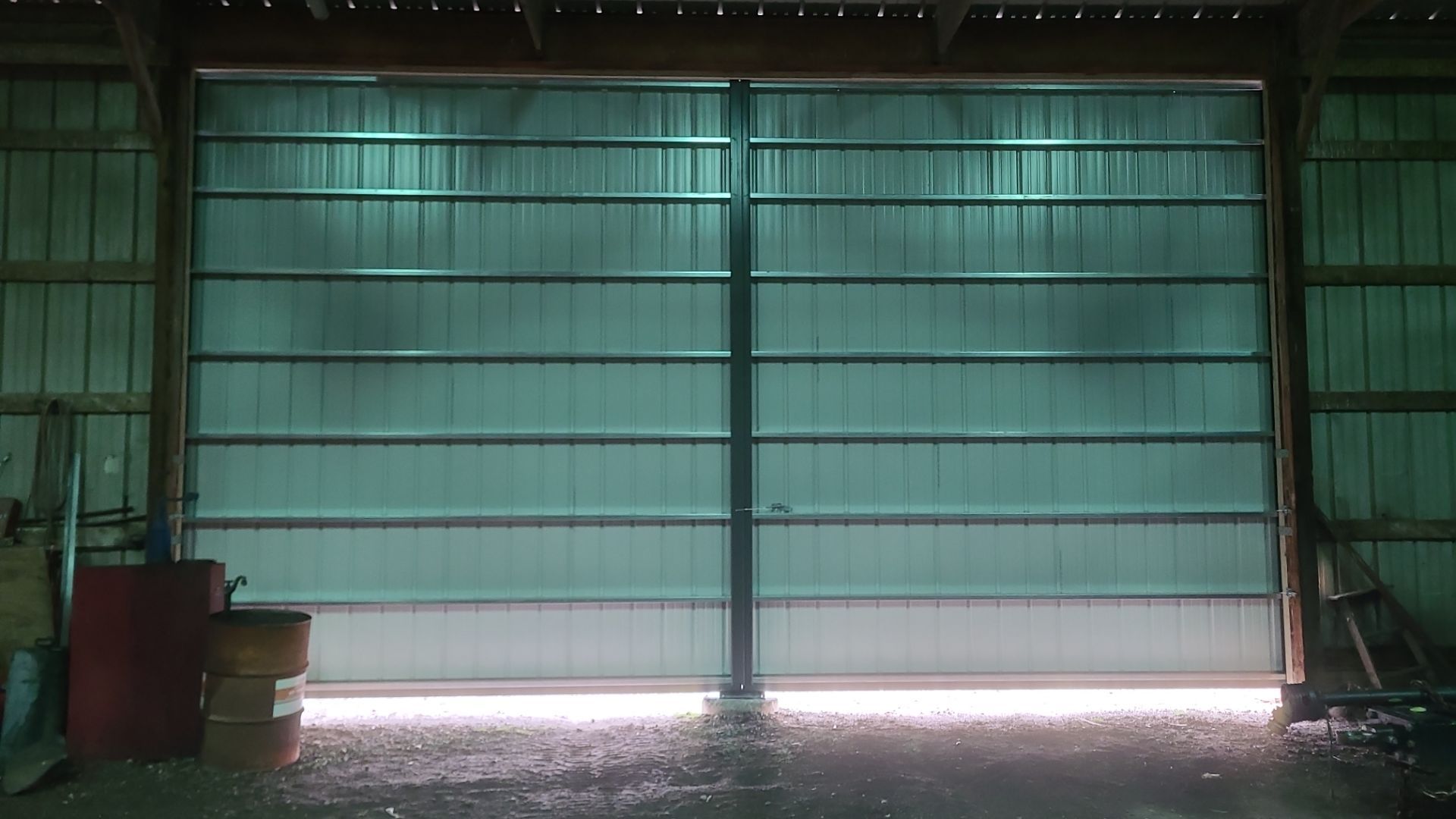 Replace worn out pole barn doors by Dagny Builders