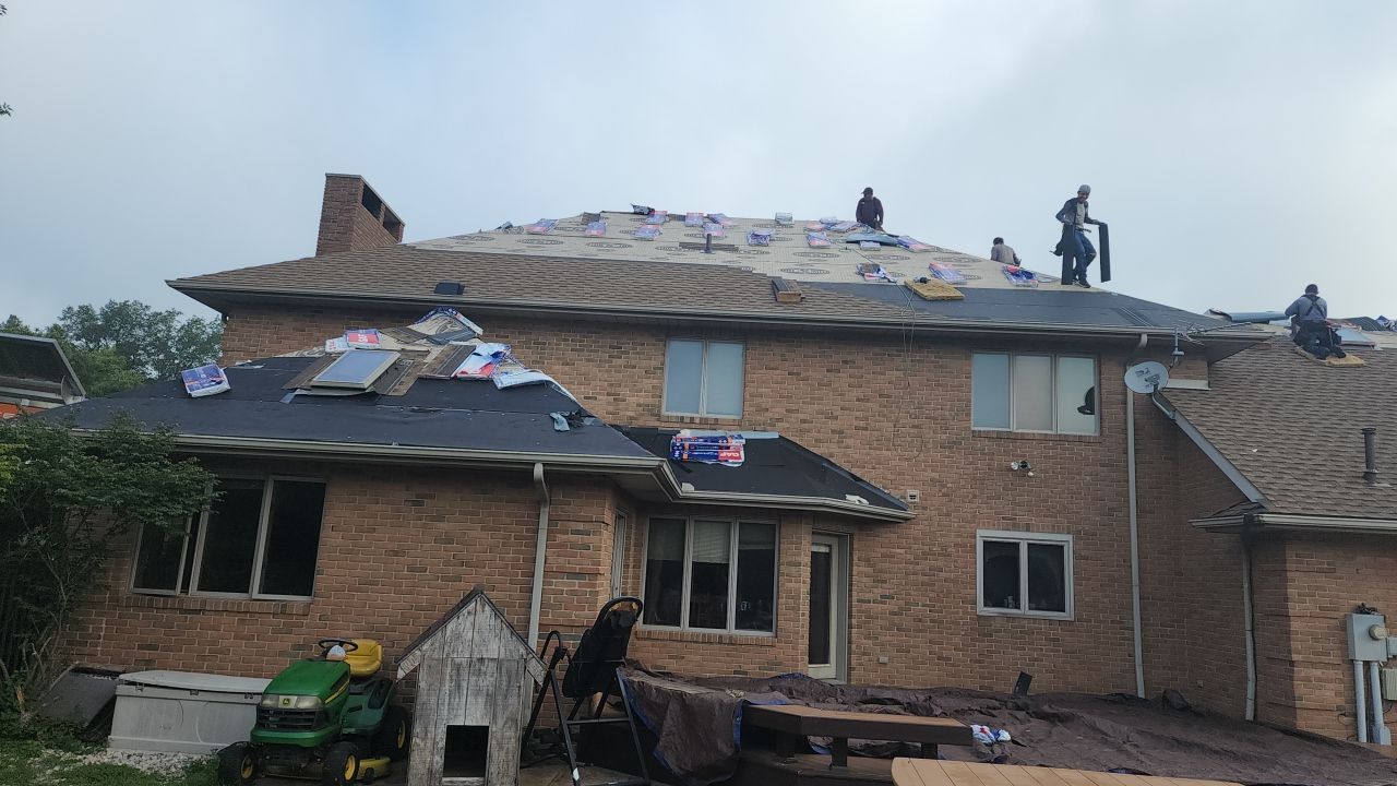 Residential Roofing Repair using GAF Timberline HDZ Shakewood by Nitro Roofing and Construction