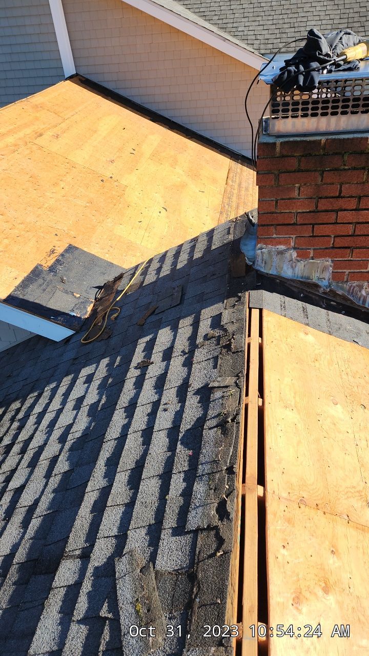 Residential Roofing Installation using Owens Corning TruDefinition Estate Gray by A Plus Exterior