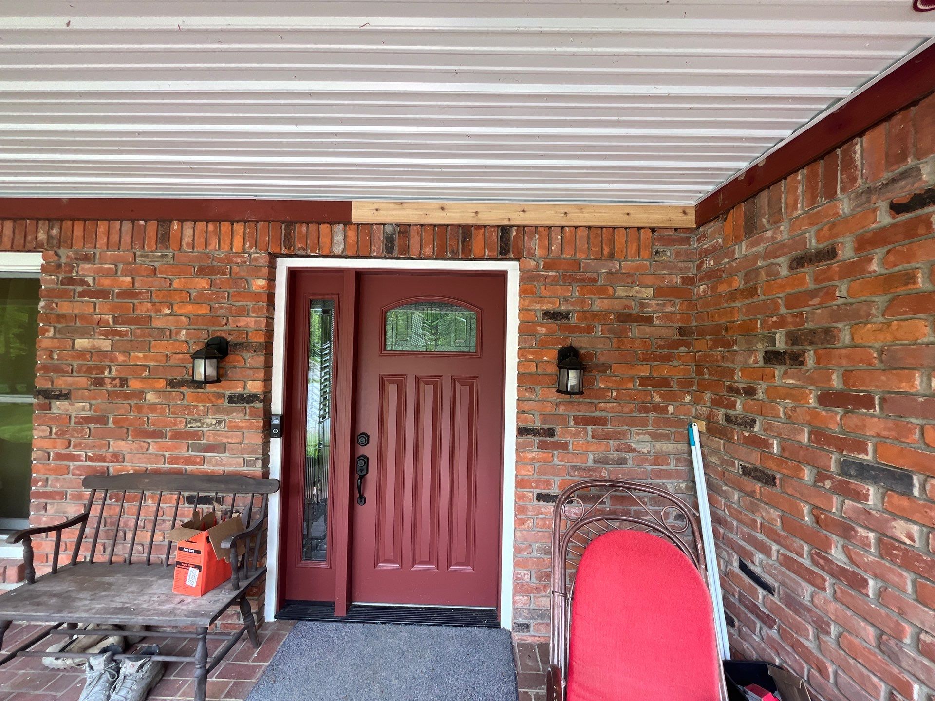 Metal Roof Installation, 6" Gutters and Cedar Siding Restoration by Pally Roofing