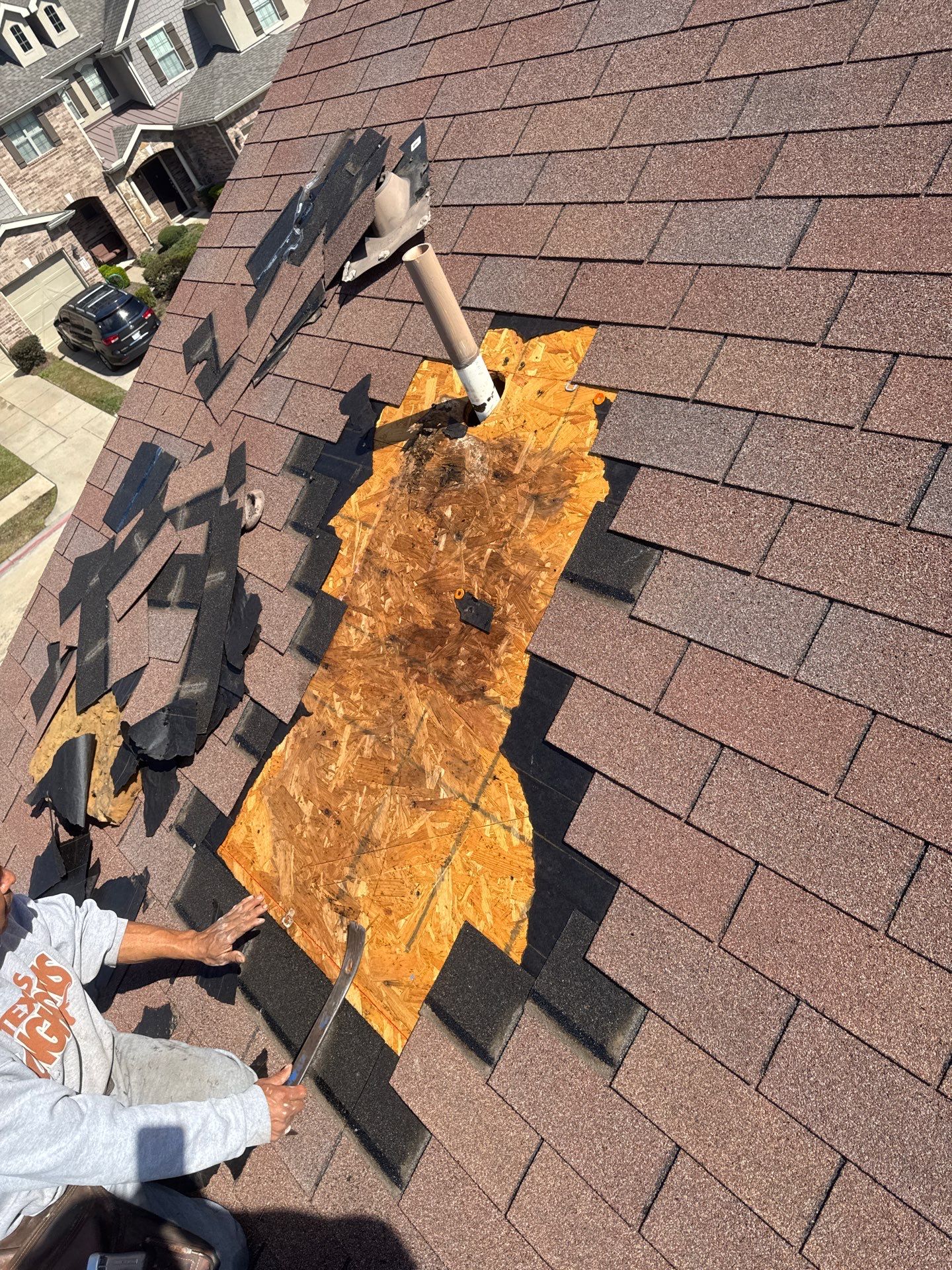 Project in Tomball by Proud Roofing