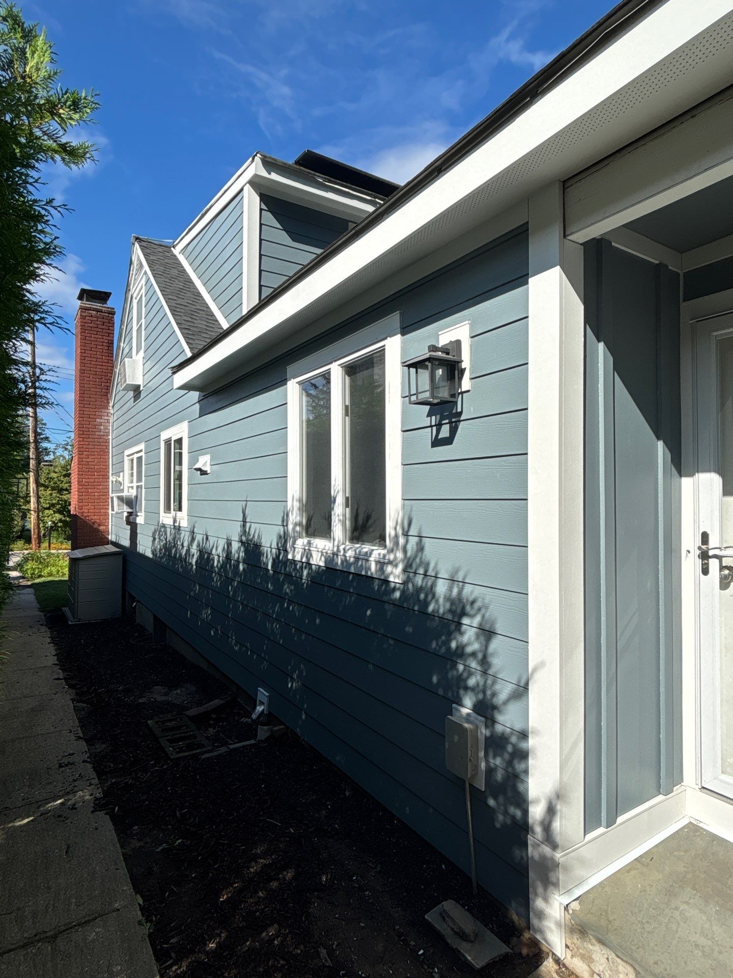 James Hardie Blue-Gray Lap and Board & Batten in Croton-on-Hudson, NY by Ideal Siding - Westchester