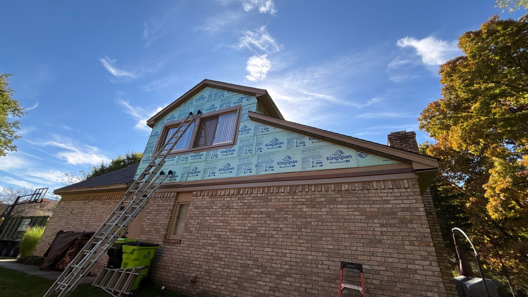 Siding Replacement using Alside D5" Flagship Brown by 180 Contractors