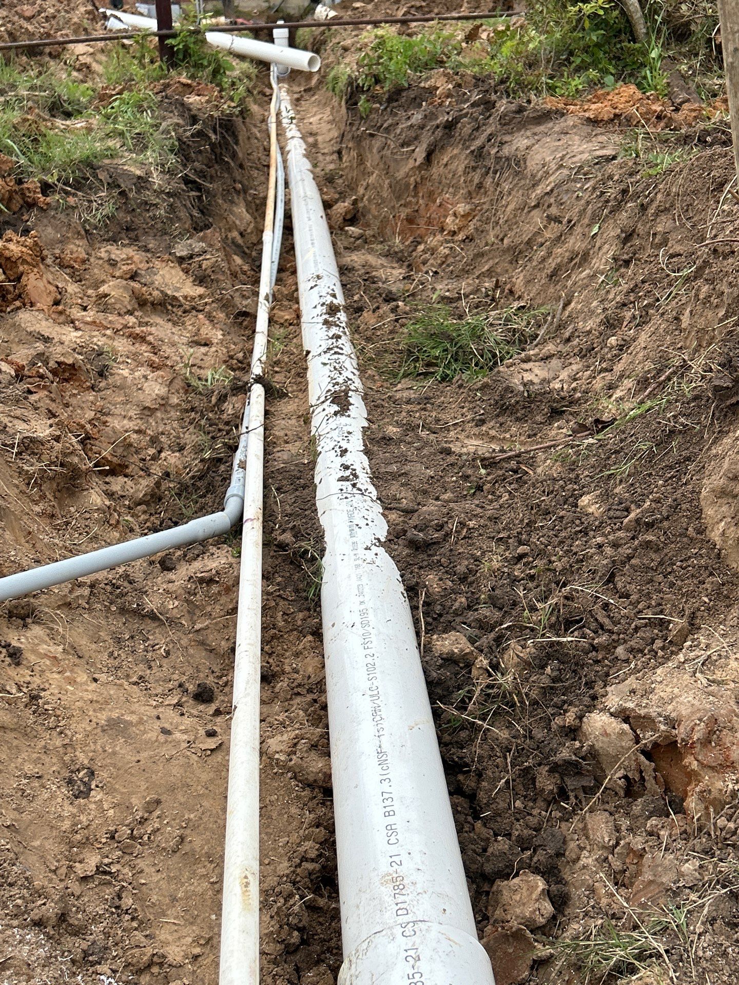 Septic Install Project in Eustace by Rub-A-Dub Plumbing