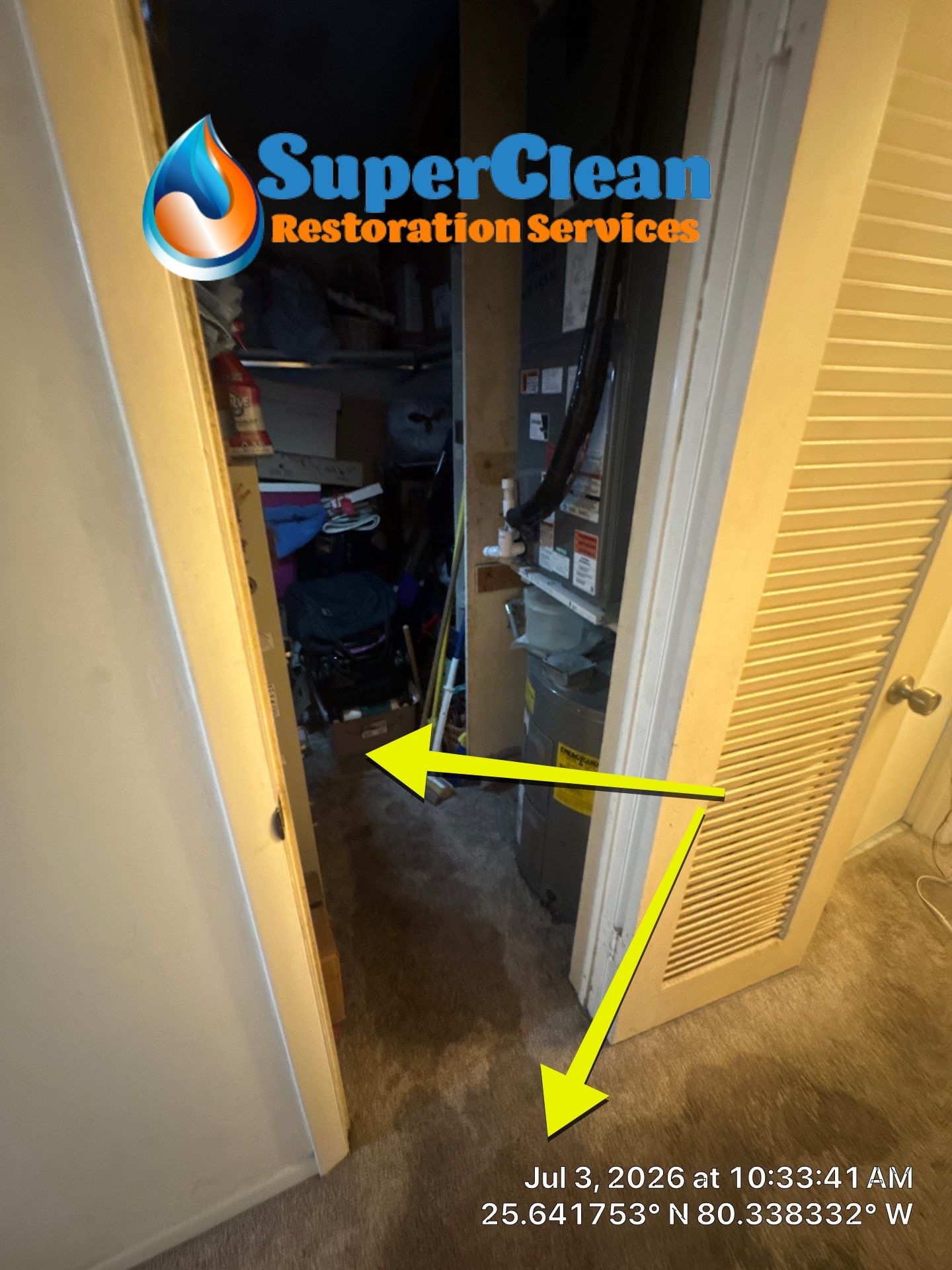 Comprehensive Water Damage Mitigation and Structural Drying in Miami by SuperClean