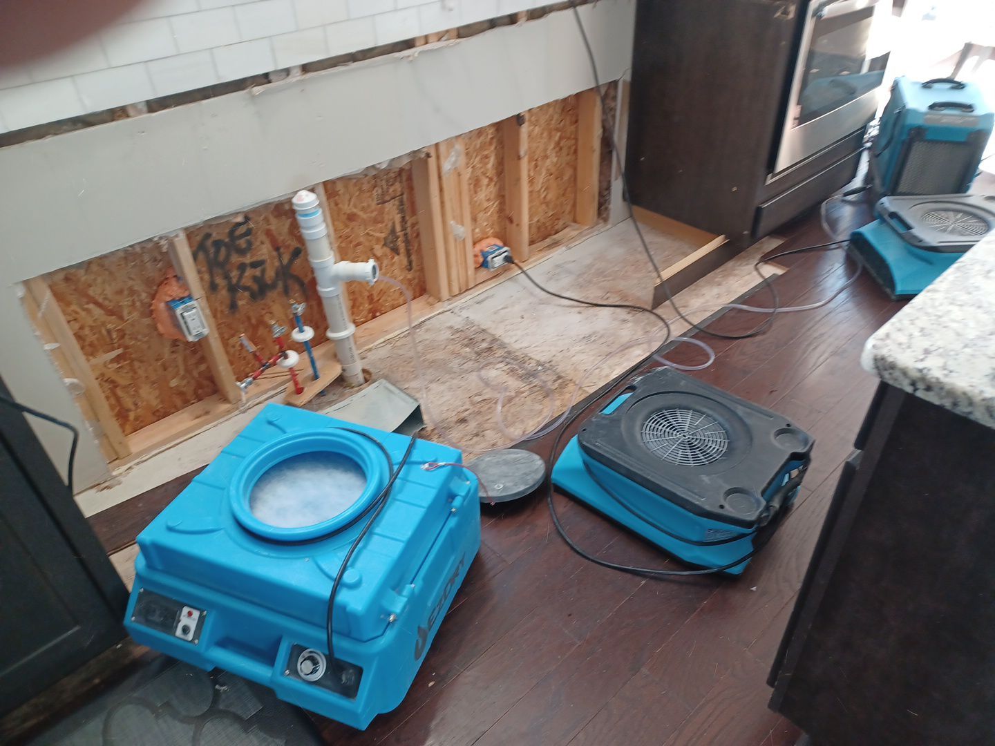 Project in West Bloomfield by EzDry Water Mitigation & Property Restoration