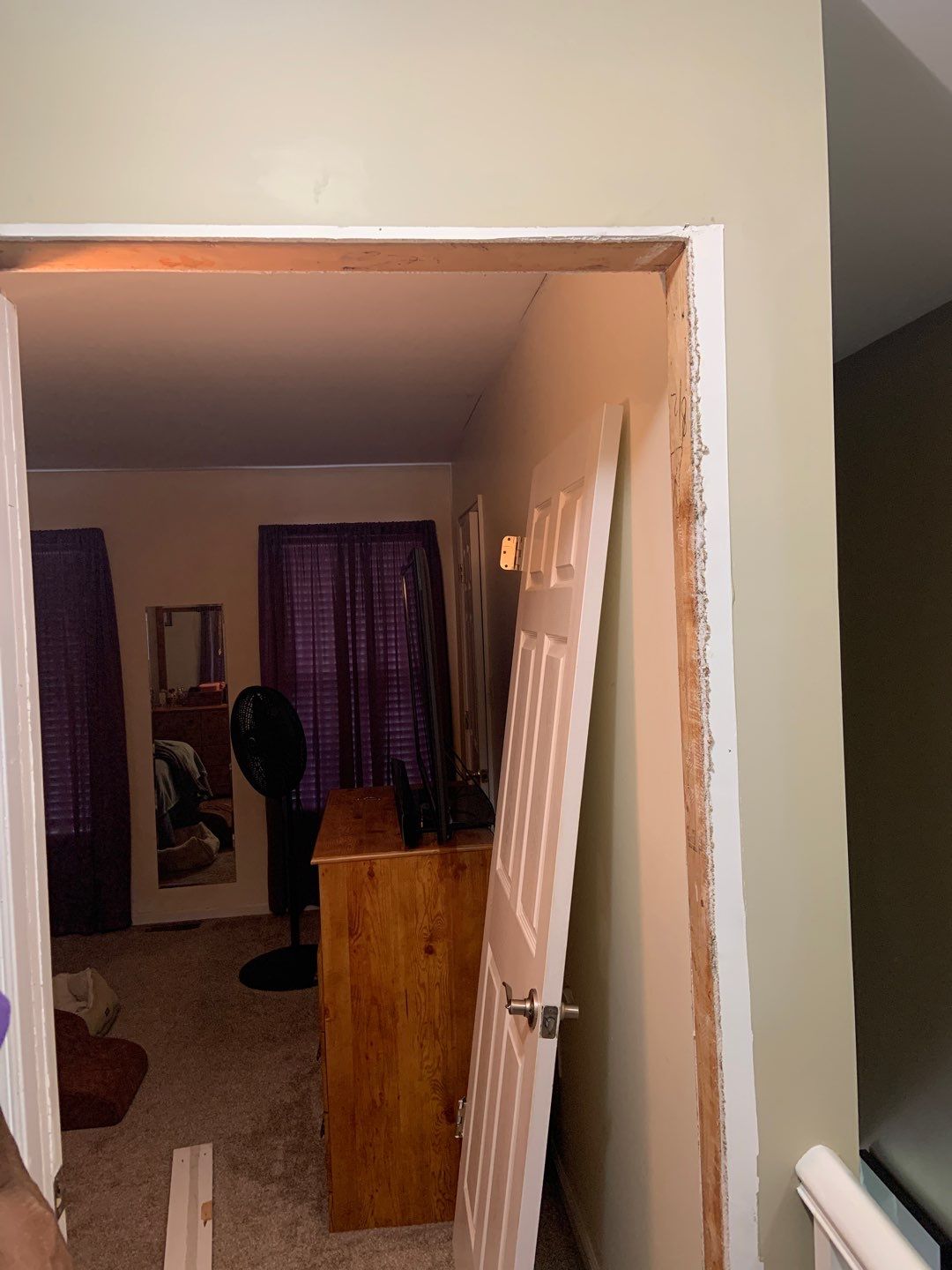 Door Repair using Interior Door Jamb by A1 NERDY HOMES LLC