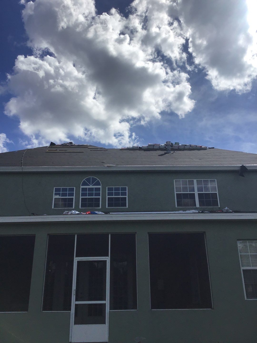 Residential Roofing Installation using GAF HDZ Shingles by Protek Roofing Heating Air & Solar