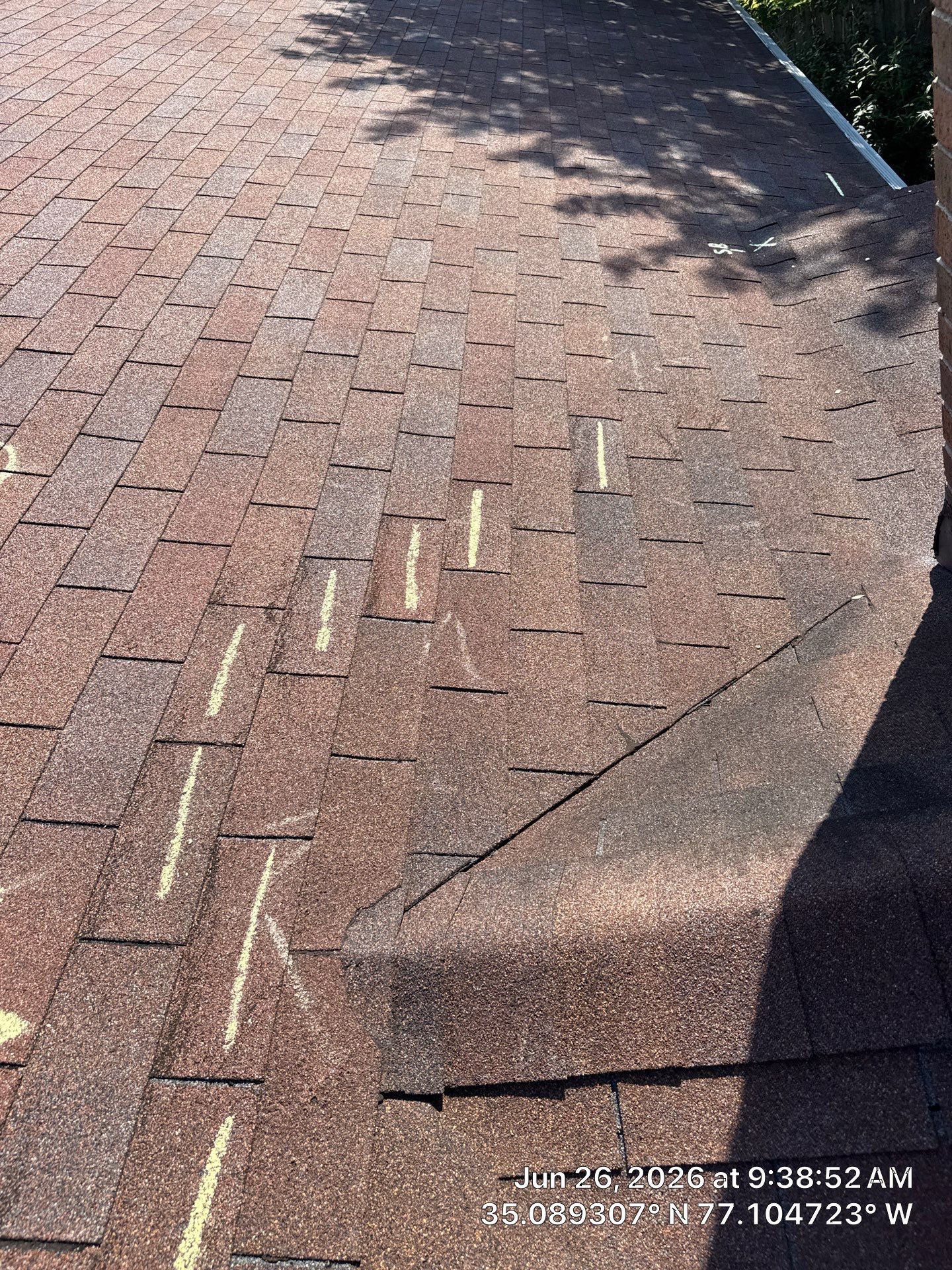 Professional Roof Inspection Report for Real Estate Transaction in New Bern by North Carolina Roofs