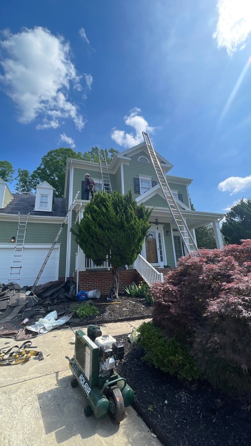 Roof replacement by hail damage by Just Brilliant Restoration JBR