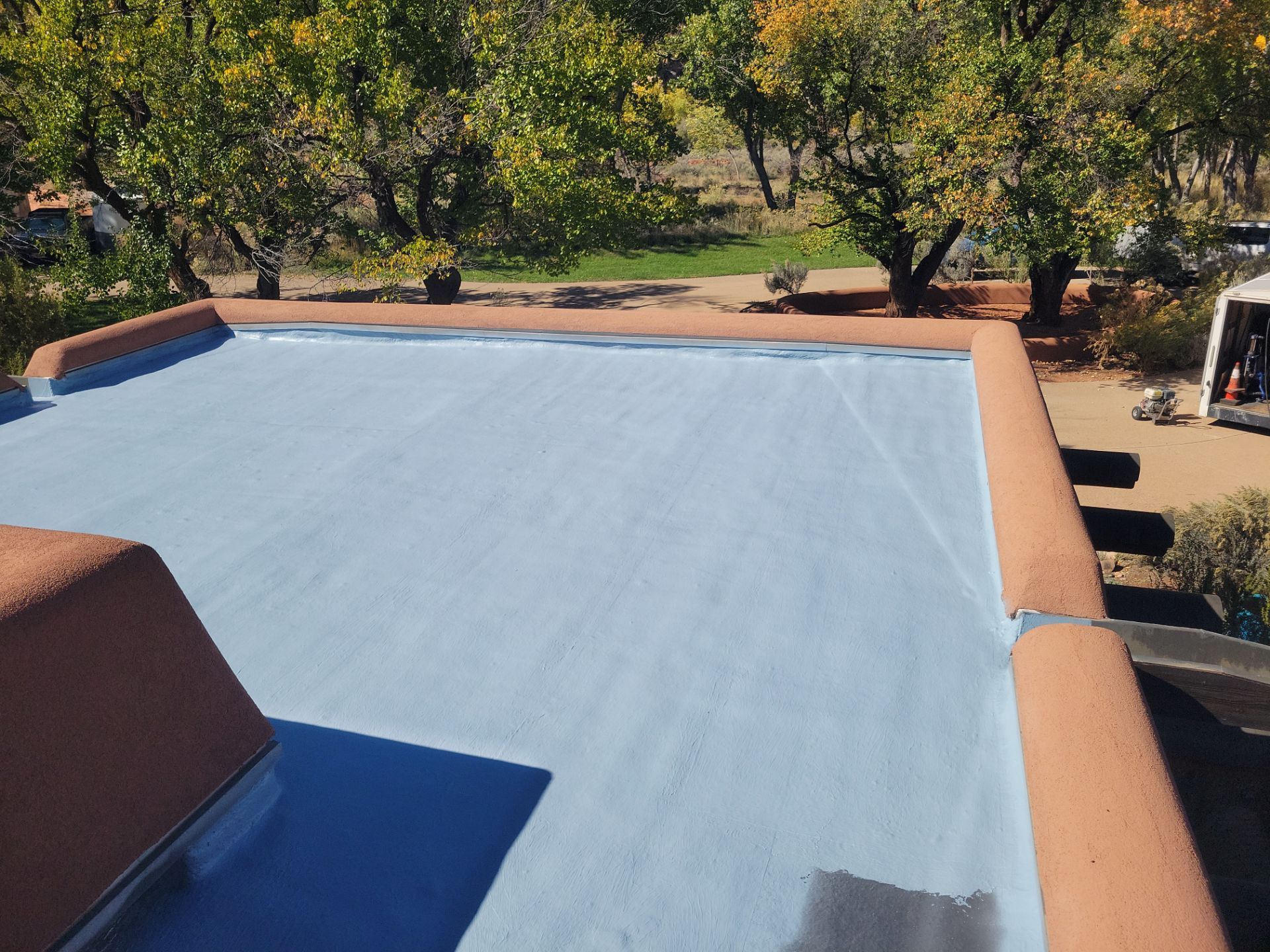 White Flat Roof Installation in Castle Valley, UT by Innovative Roofing Solutions