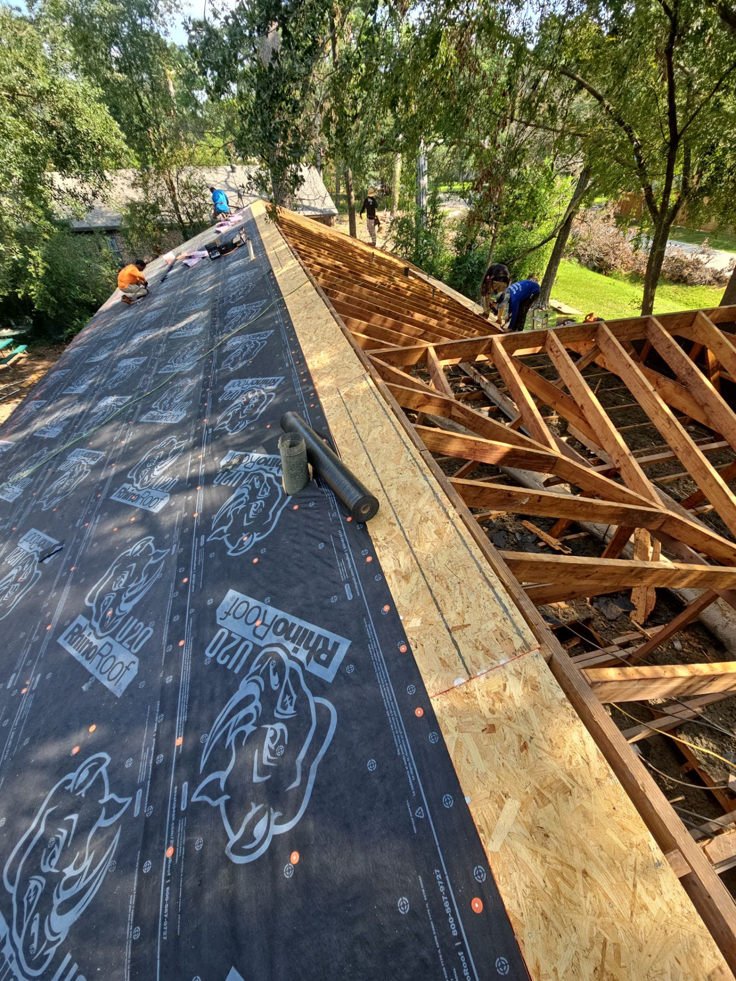 Residential Roofing Installation using Owen's Corning Duration (Lifetime) Shingles by Roof Repair Company