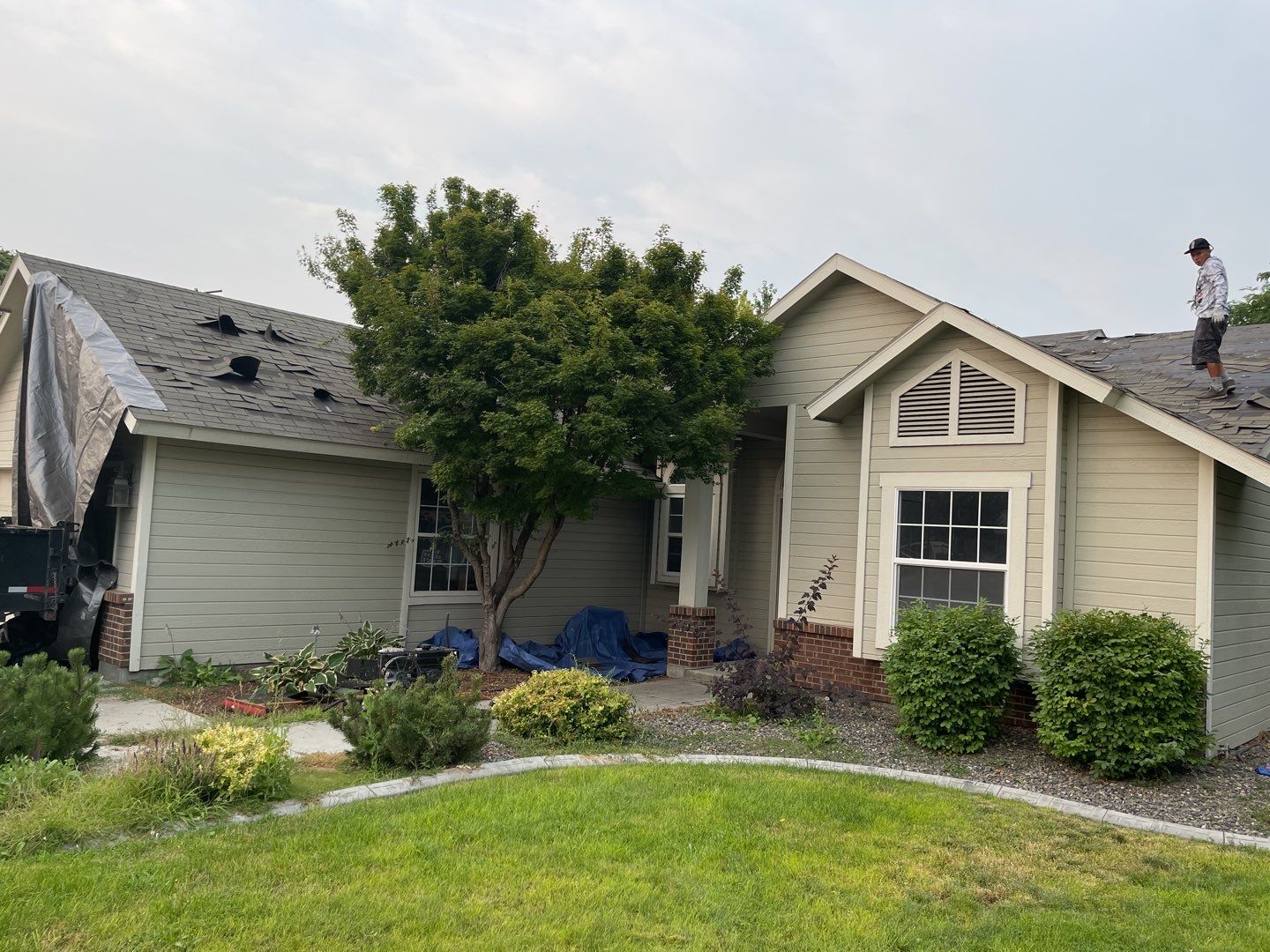 Meridian ID, Residential Roofing Installation using Owens Corning Duration in Driftwood by ID Roofing LLC