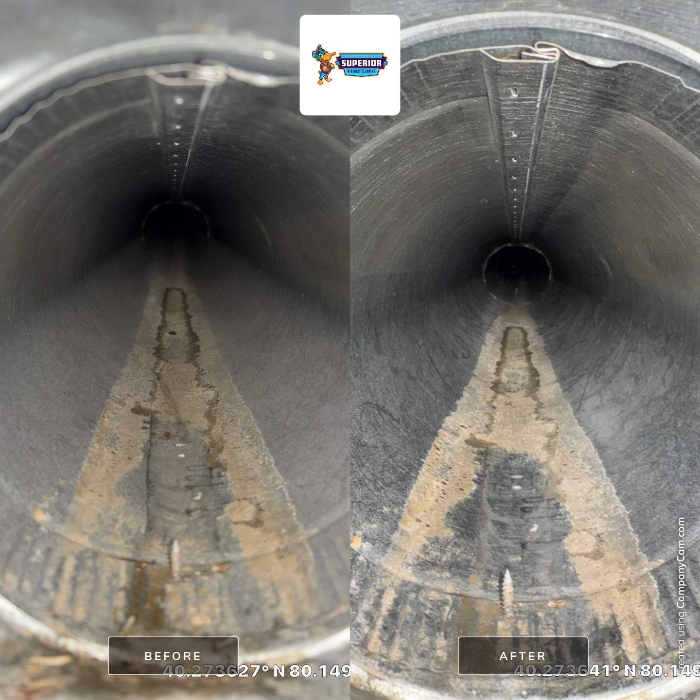 Air Duct Cleaning With a Vacuum Truck in Canonsburg, PA by Superior Air Duct Cleaning