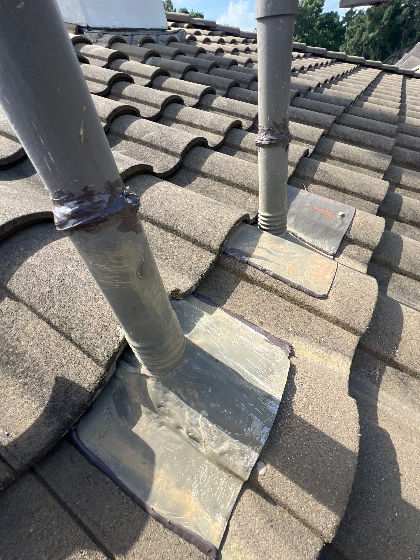 Residential Roofing Repair using tile by Roof Repair Company