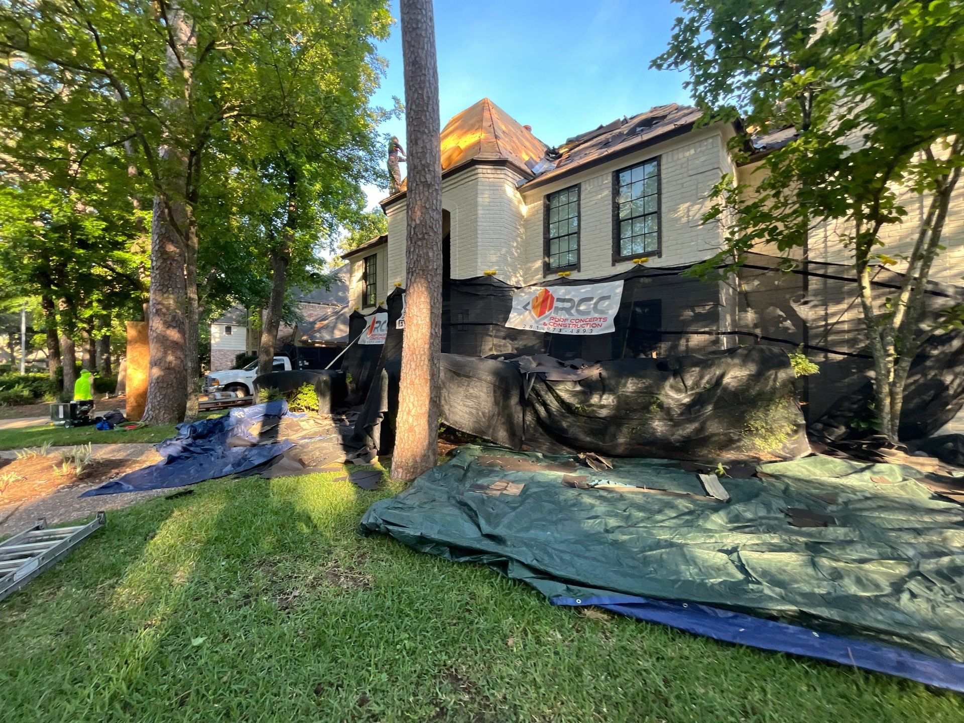 Residential Roofing Installation using Malarkey Vista Impact Resistant by Roof Concepts Construction