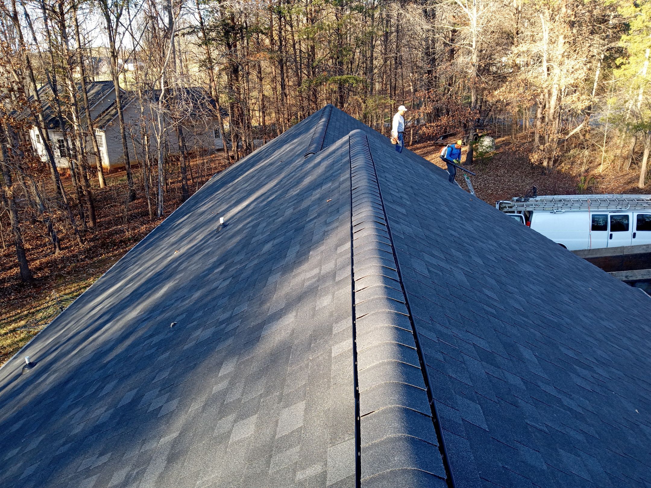 Residential Roofing Installation using Architectural shingles by BROCK BUILDERS 