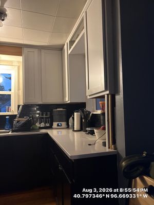 Lincoln Kitchen Remodel with Two-Tone Cabinetry and Quartz Counters