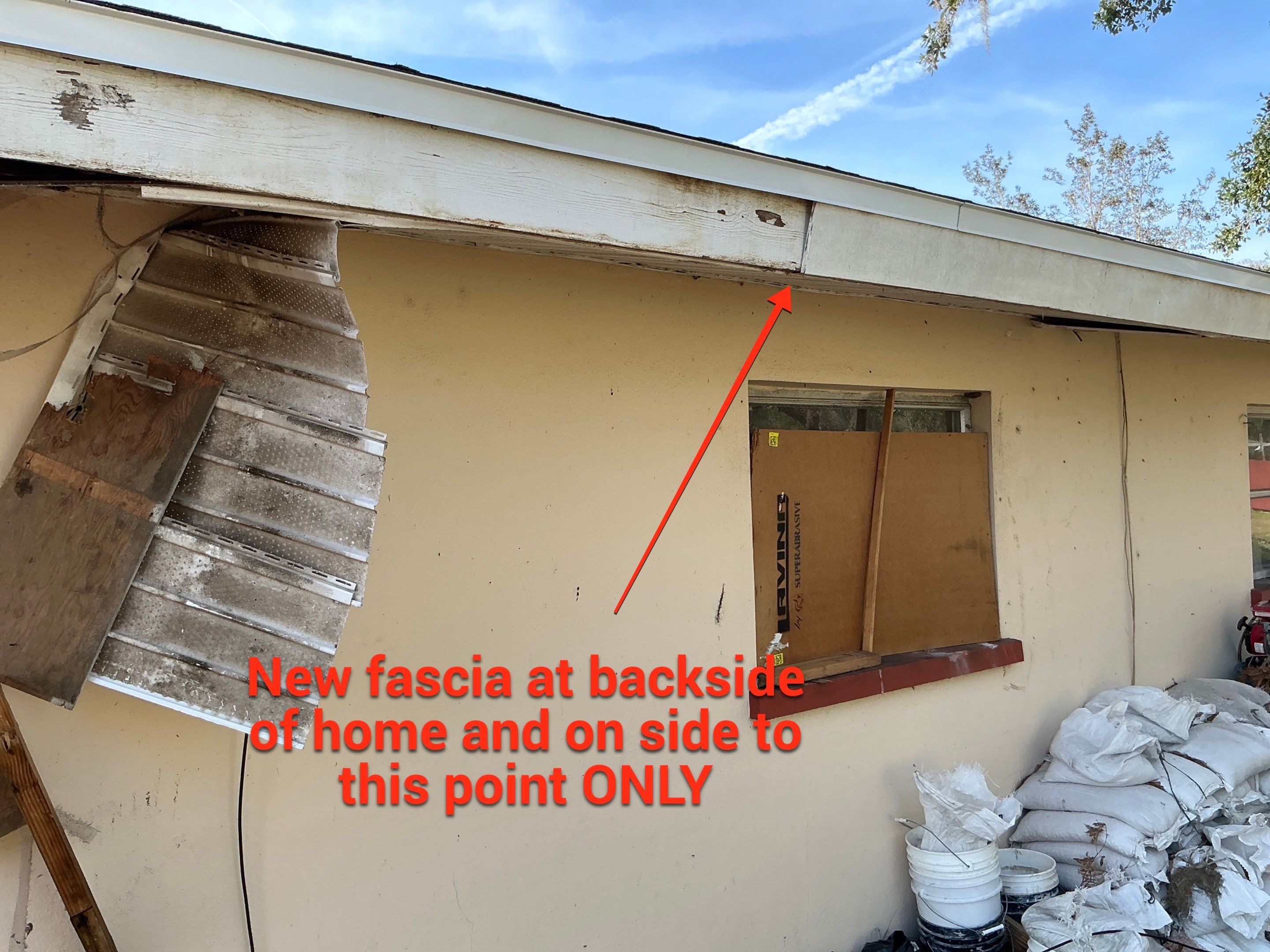 White Soffit and Fascia Upgrade in Sarasota FL by Gutter Professors