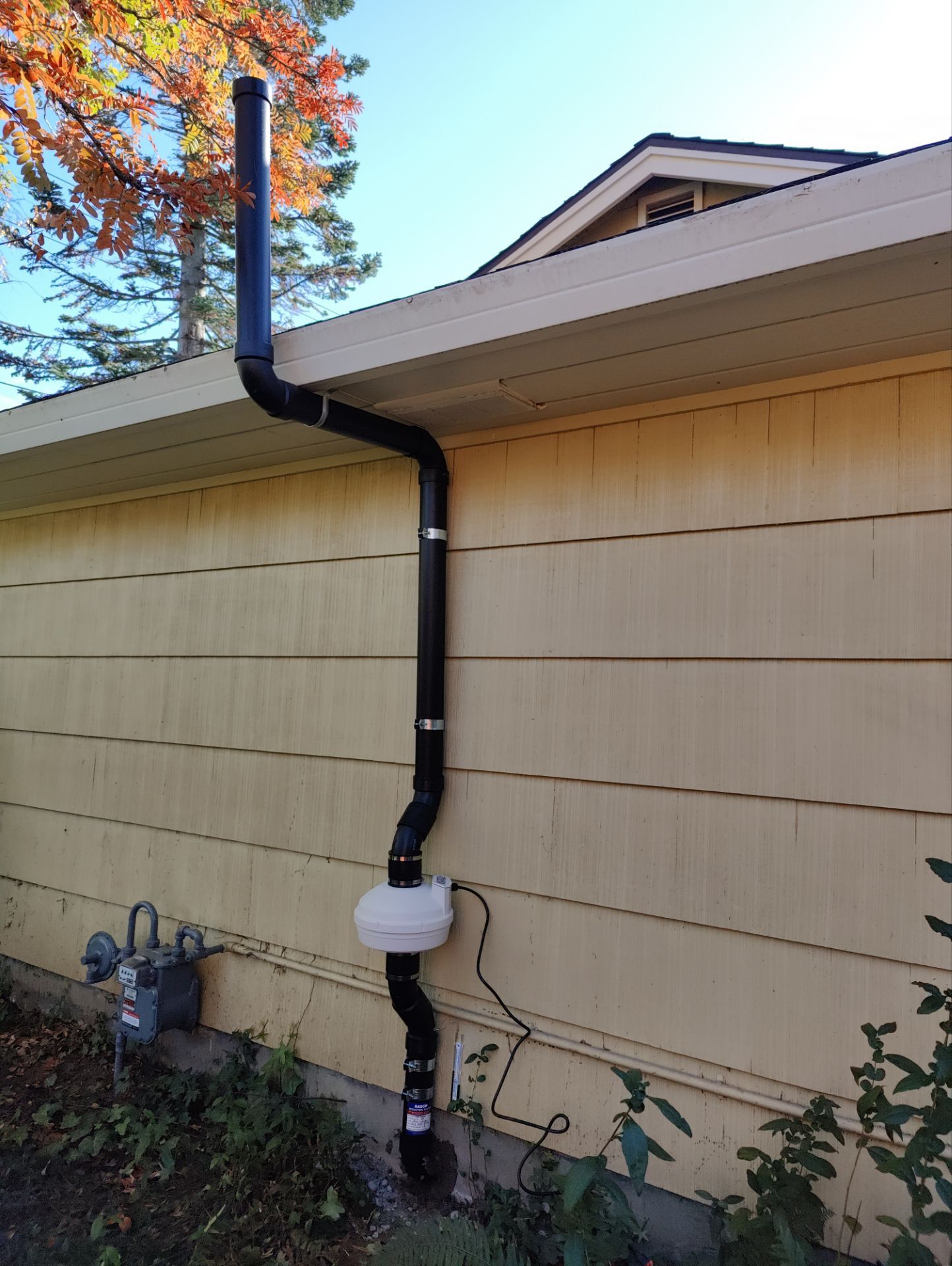 Outside Lateral Radon System by JustRadon.Com