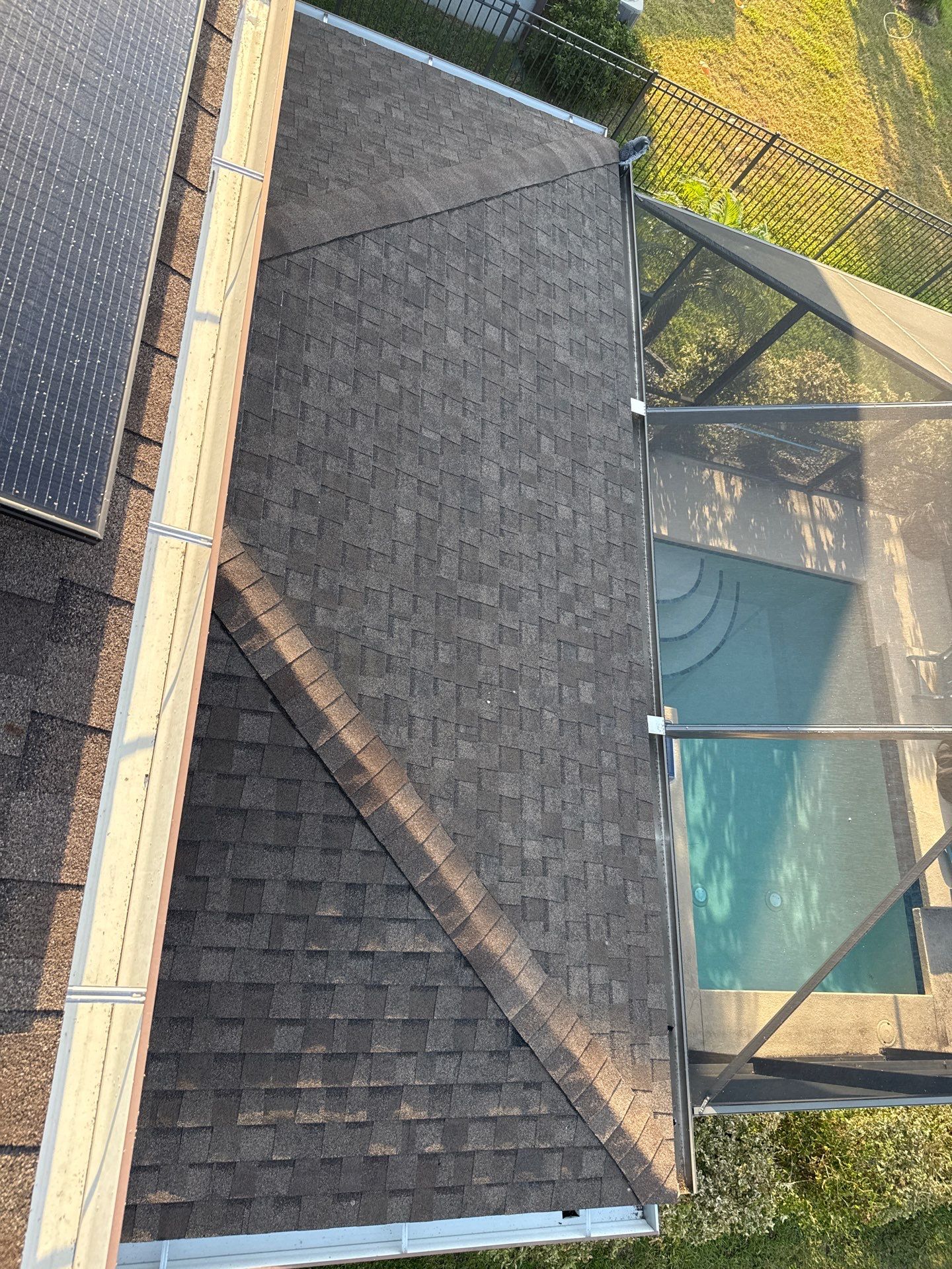 Roof Soft Wash, Pool Deck & Screen Enclosure Cleaning – Trevesta Community, Palmetto, FL by Sunshine AquaWash