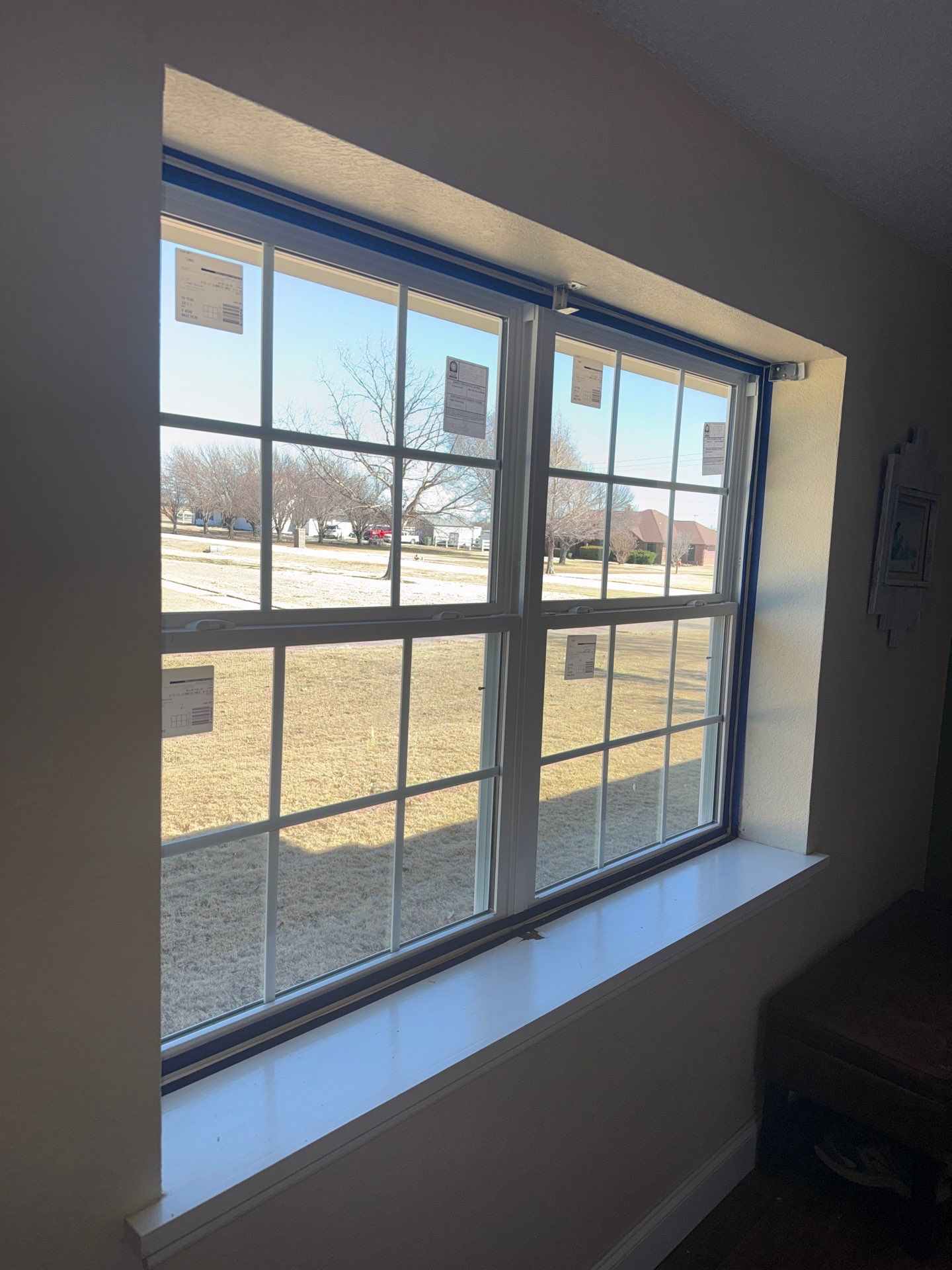 Vinyl Window Frame Install by Richardson Glass & Mirror