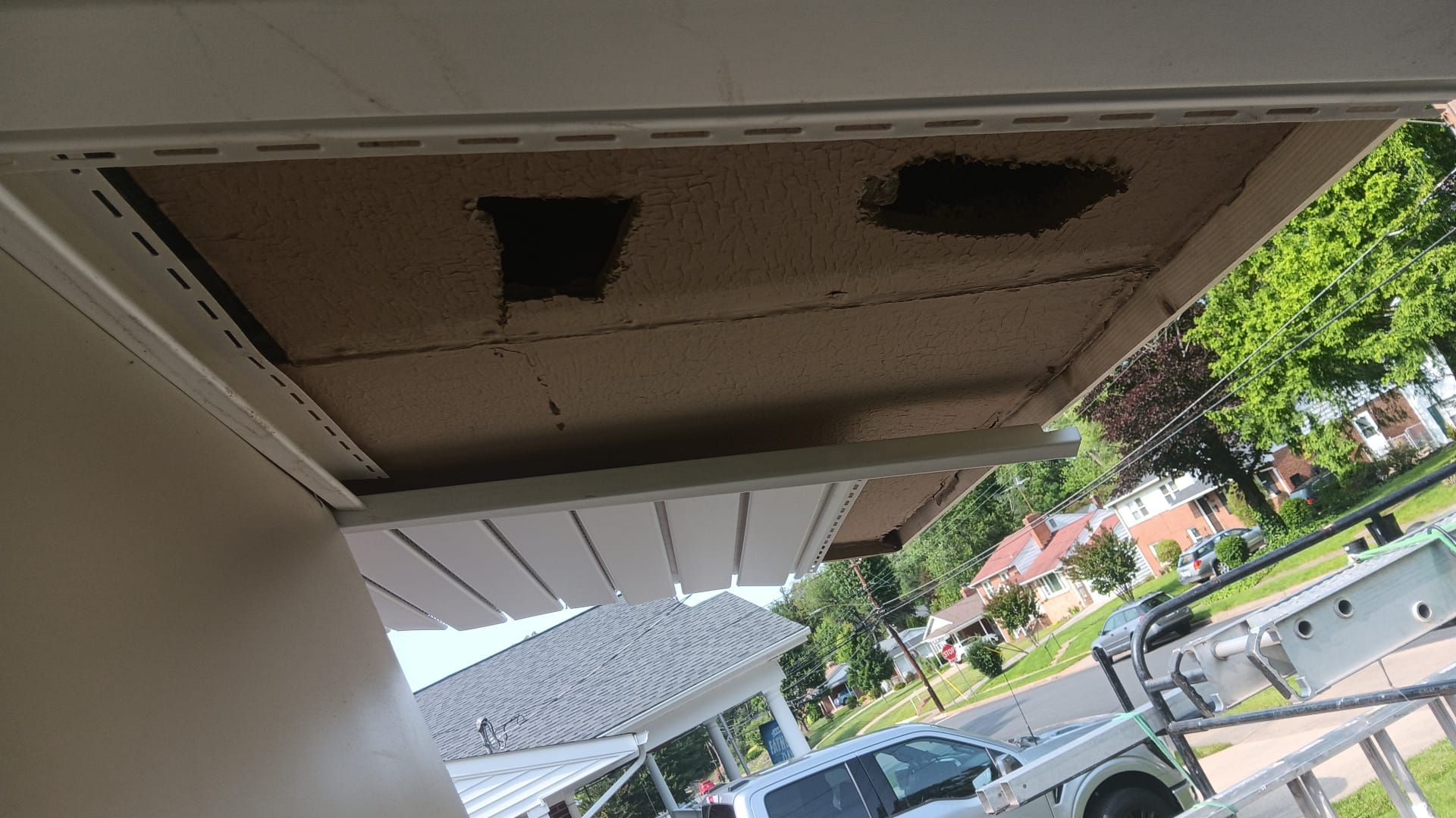 Fairfax: Residential Siding Replacement with CertainTeed 8" Board and Batten Siding in Desert Tan by RM Banning, Inc.