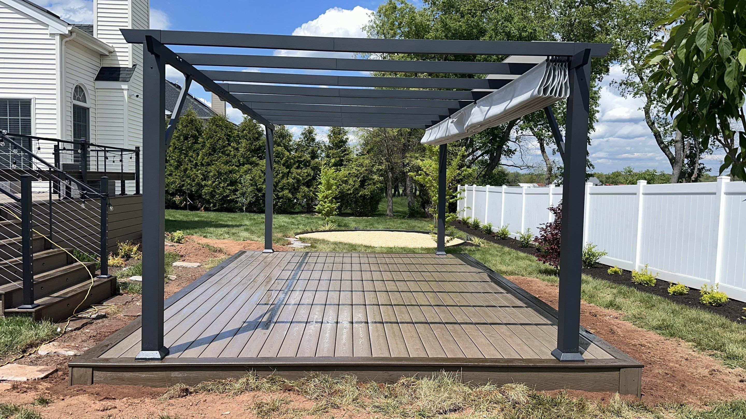 New Deck and outdoor Kitchen In Hillsborough , New Jersey by deck guardian
