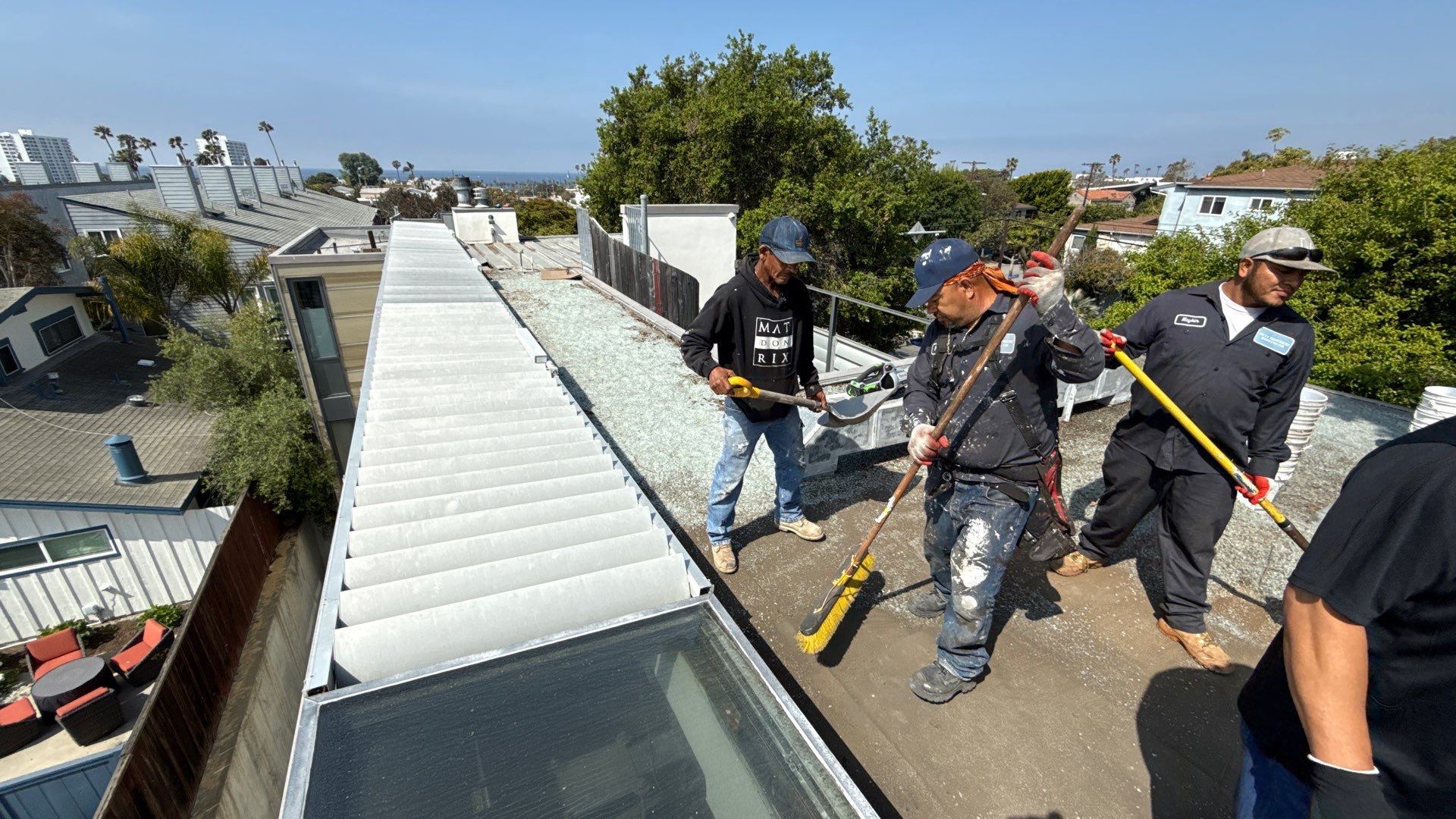 Residential Roofing Installation using Polyglass Torch Down Roofing System by Hull Brothers Roofing