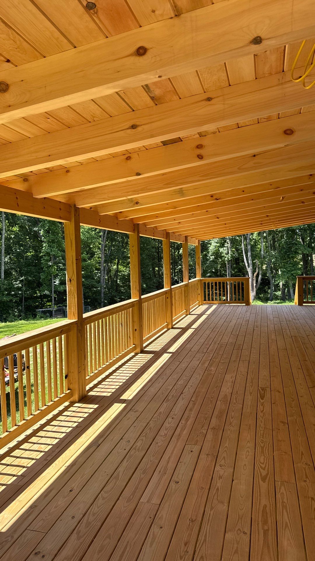 Custom Covered Deck and Porch Construction in Ronceverte, West Virginia by Walnut Hollow Decks & Outdoor Living