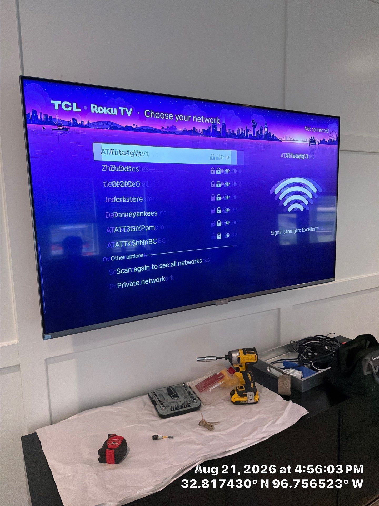 Professional TV Wall Mounting and Treadmill Assembly in Dallas by Propertifix Handyman & Renovation Services