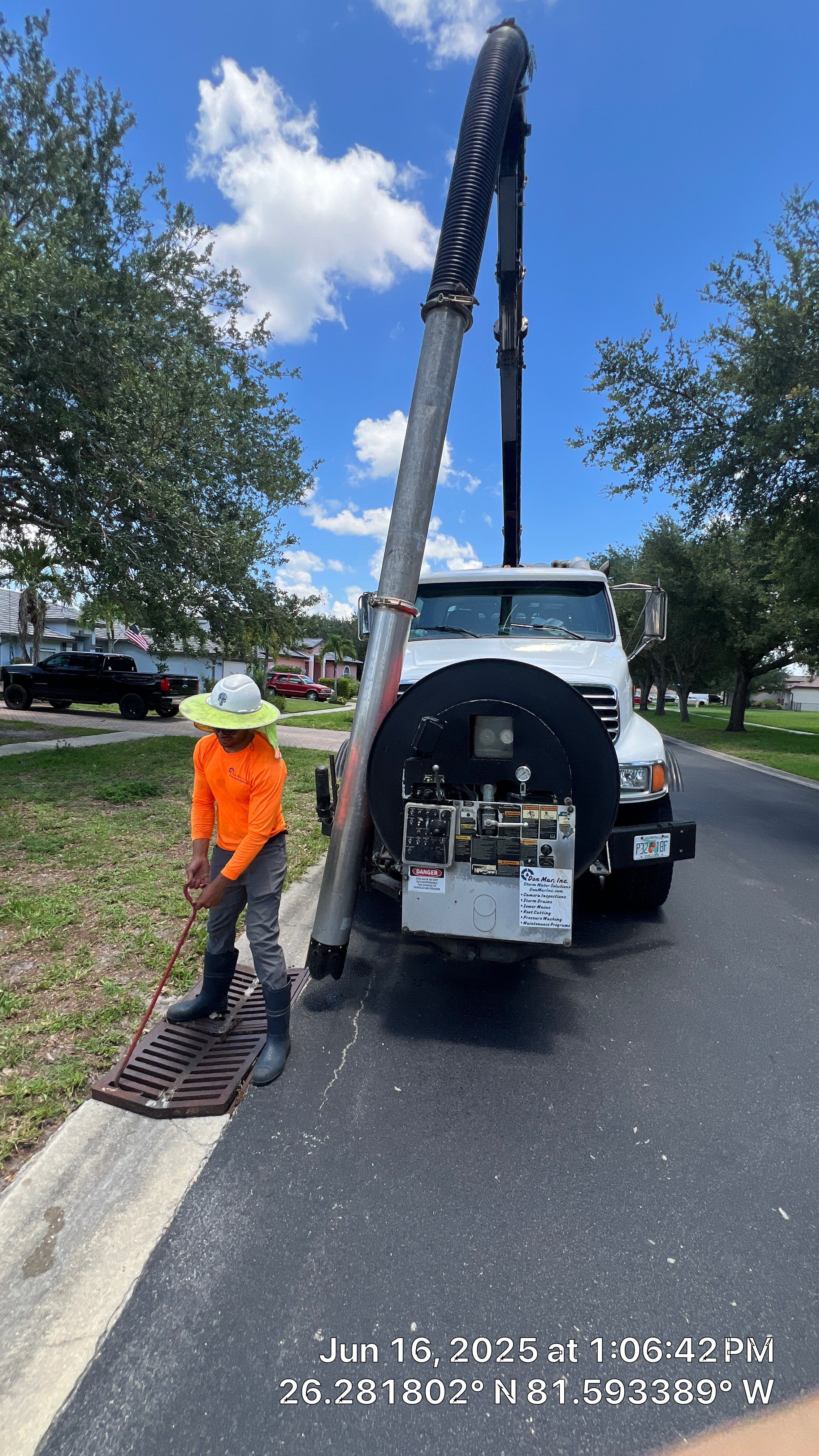 Naples Association Stormwater System Cleaning by Don Mar, Inc. Storm Water Solutions