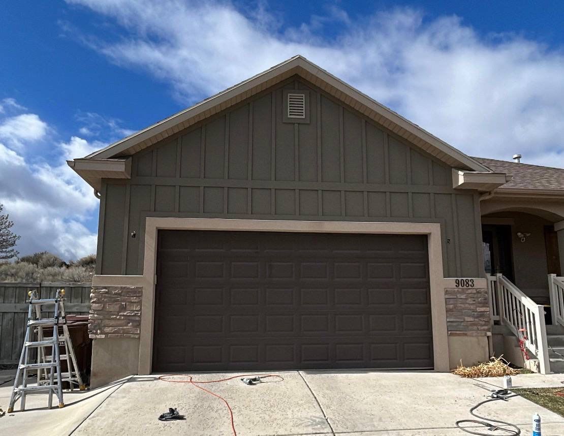 Eagle Mountain | Stucco to Board & Batten Conversion | Timber Bark by Ideal Siding Utah