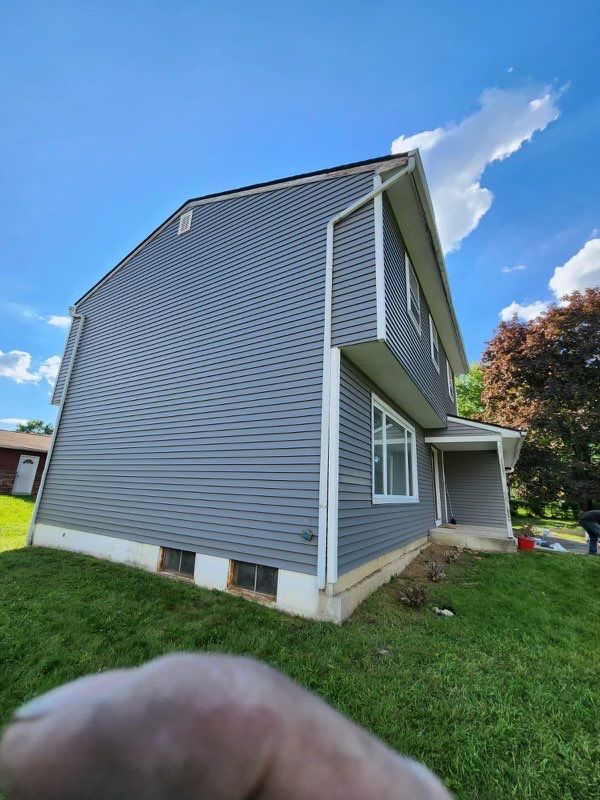 Siding Installation using Exterior Portfolio Vinyl Siding by SOS Home Ohio 