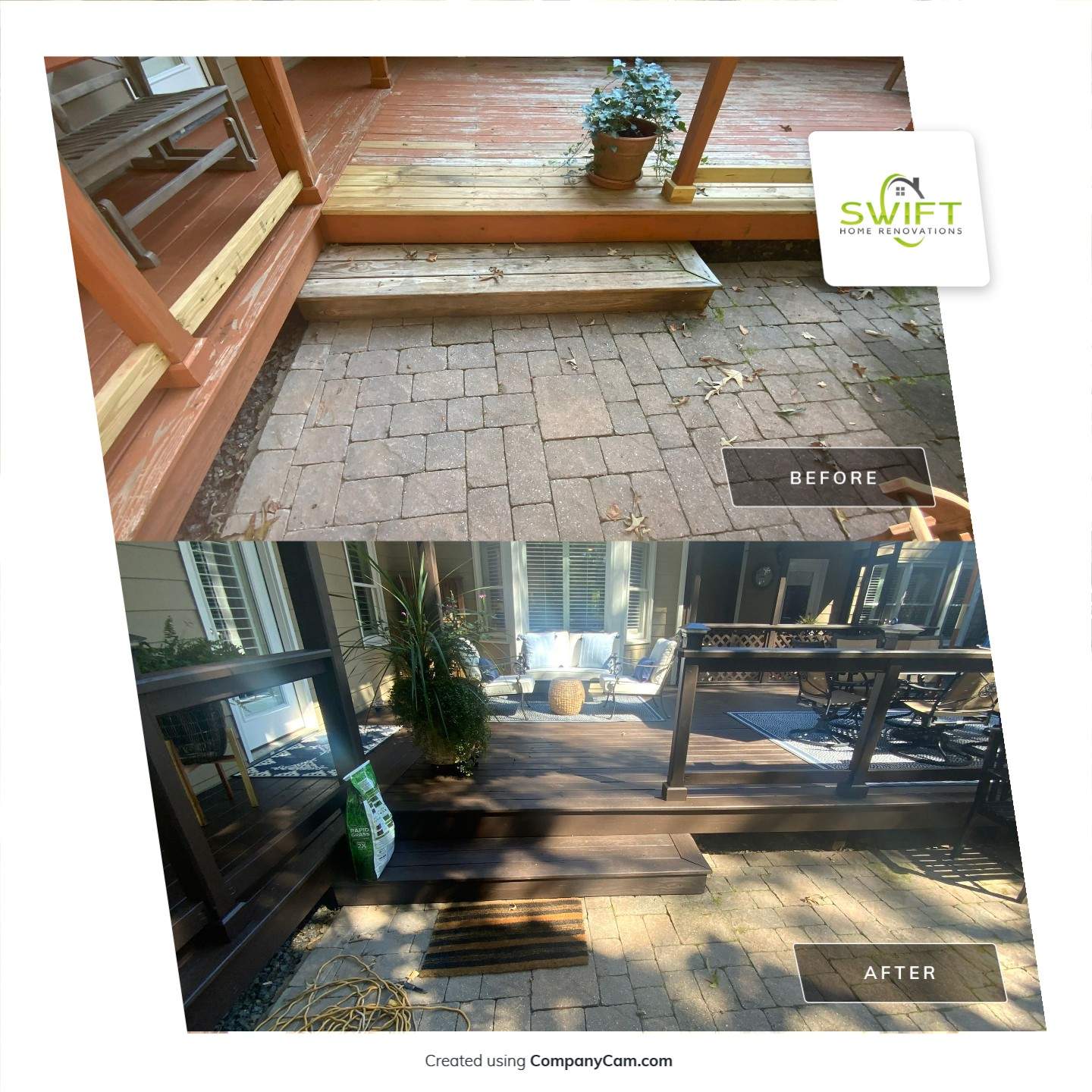Comprehensive Deck and Screened Porch Staining in Marietta by Swift Home Renovations
