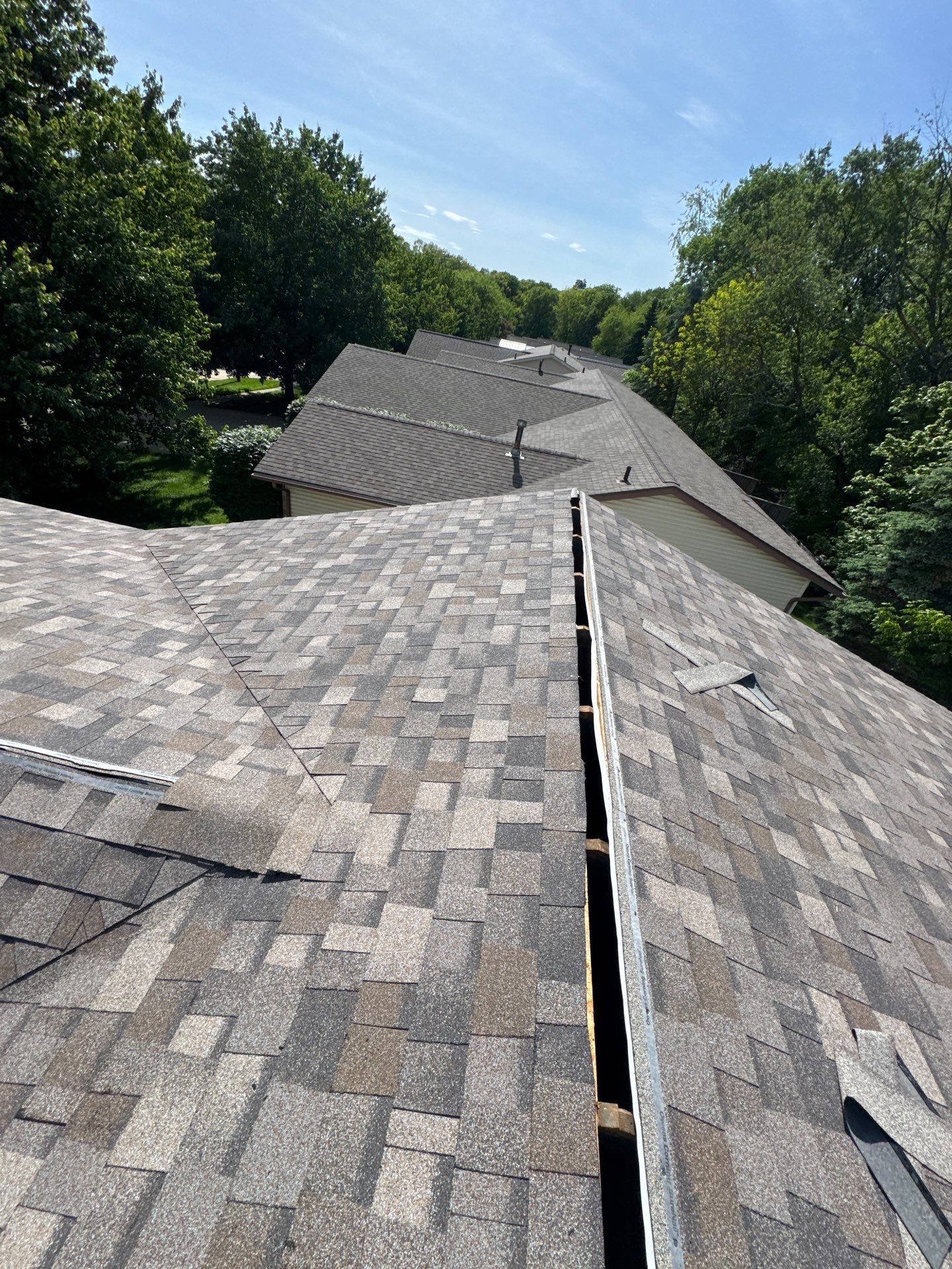 Asphalt Shingle Roof Replacement and Ridge Vent Installation in Wooster by Cornerstone Roofing And Siding