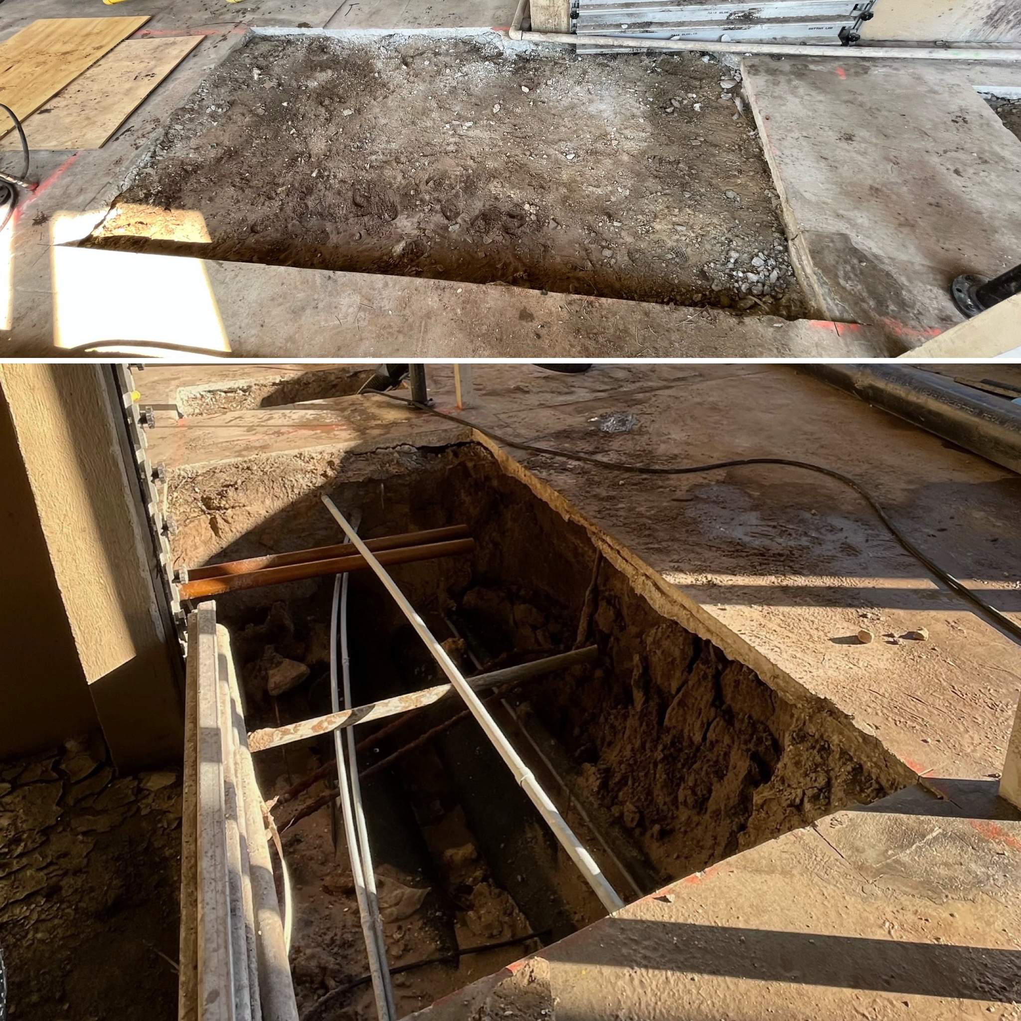Ritz-Carlton NW Service Area Daylighting by Don Mar, Inc. Storm Water Solutions