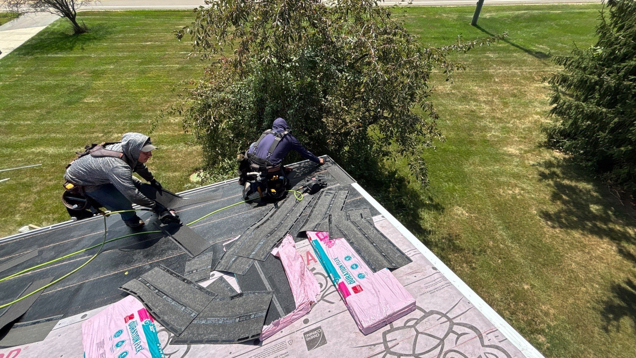 Roof Replacement using Owens Corning Onyx Black by 180 Contractors