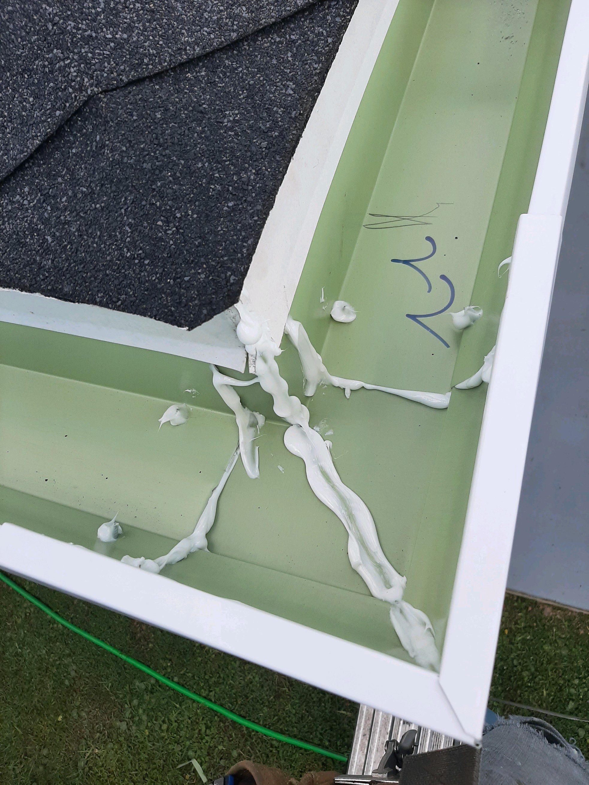 Gutter Installation using K-Style Seamless Gutters by Gutter Professors