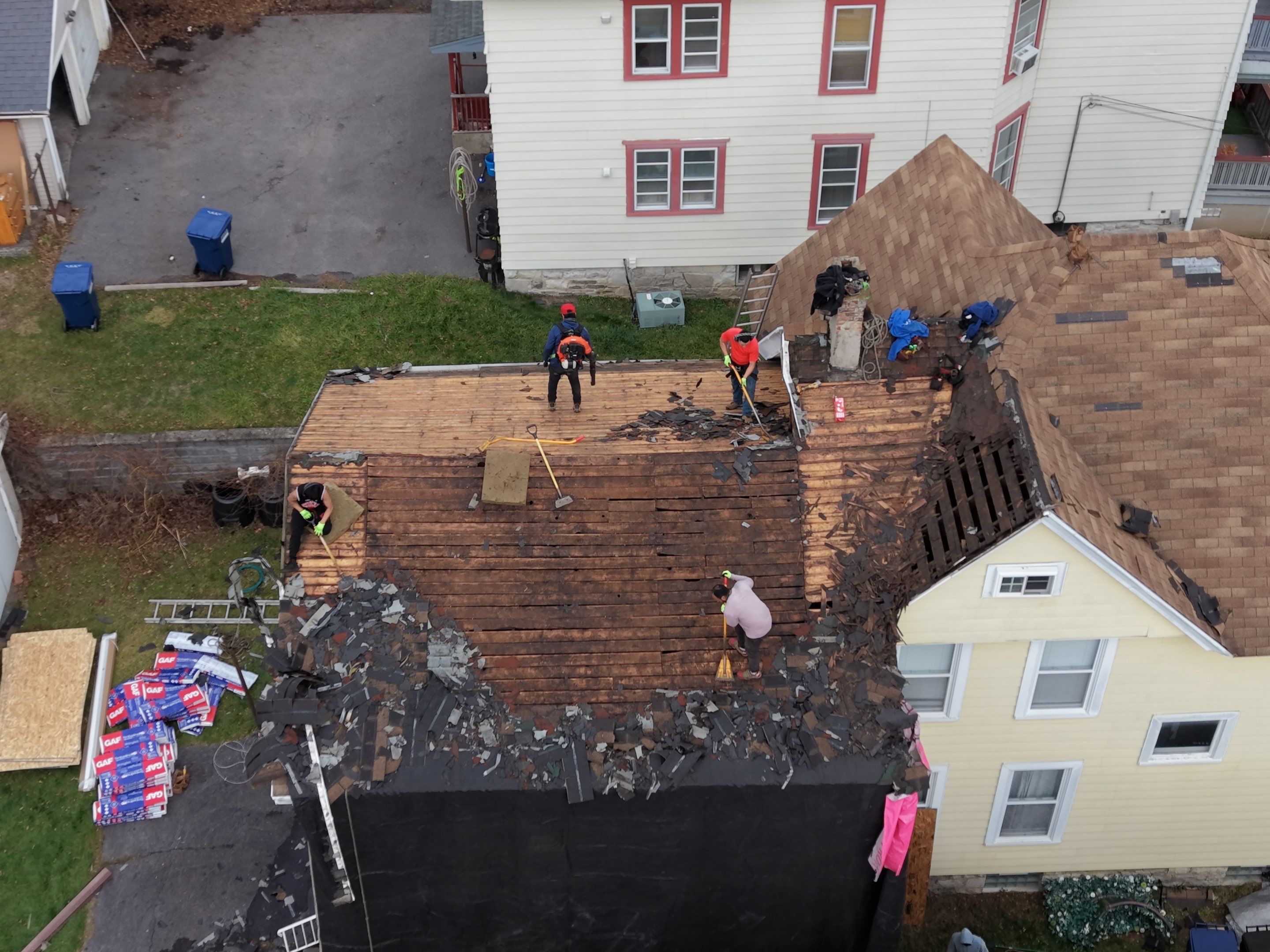 🏠 Full Roof Replacement with GAF Shingles in Syracuse, NY! 🔨✨ by Alpha Omega Roofing LLC