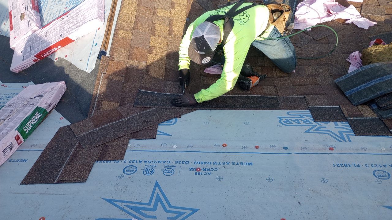 Residential Roofing Installation using Performance Shingles by Mr. Roofer
