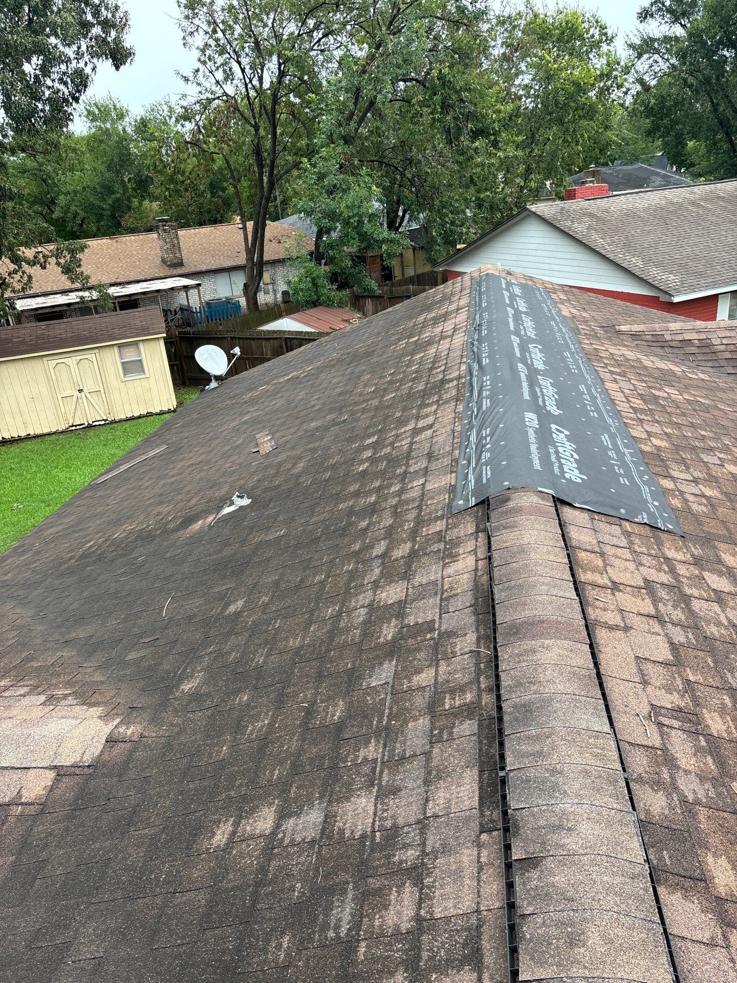 Residential Roofing Repair using Owen's Corning Duration (Lifetime) Shingles by Roof Repair Company