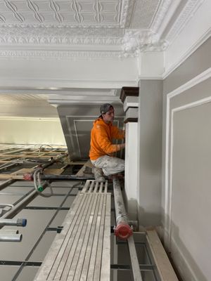 Commercial Interior Remodel for Dacotah Bank Featuring Decorative Tin Ceilings